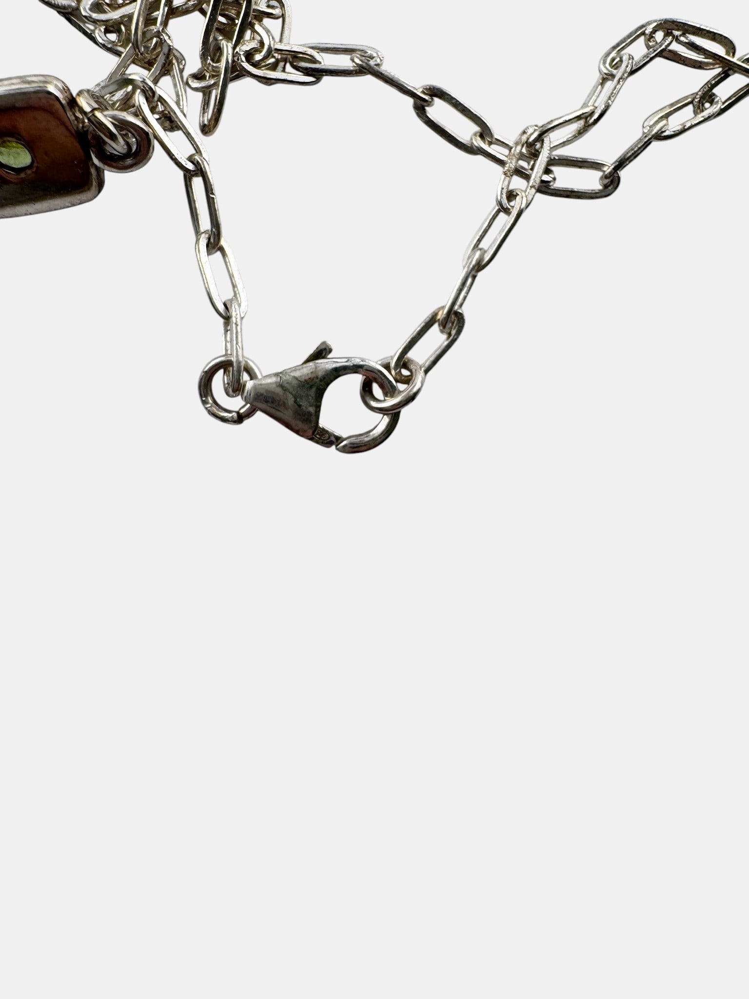 Vintage Sterling Silver Peridot Set - 5