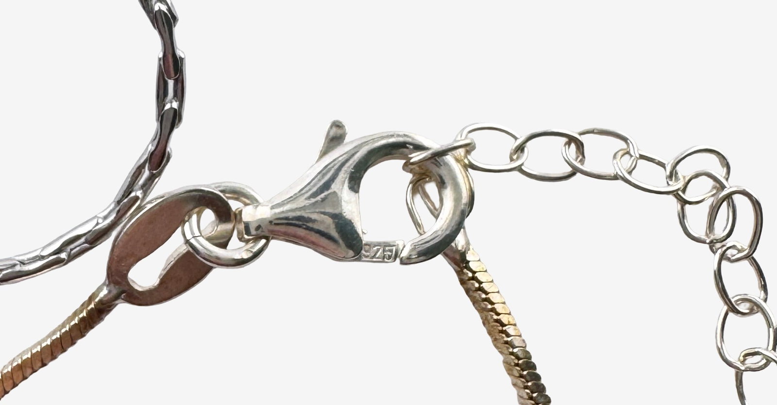 Vintage Sterling Silver Necklace Set - 5