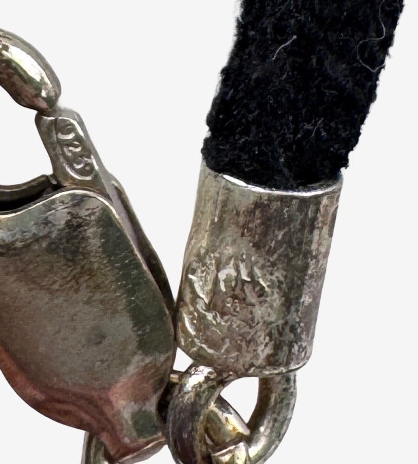 Collection of Three Cubic Zirconia Pendant Necklaces 14, 15, & 16" - 5