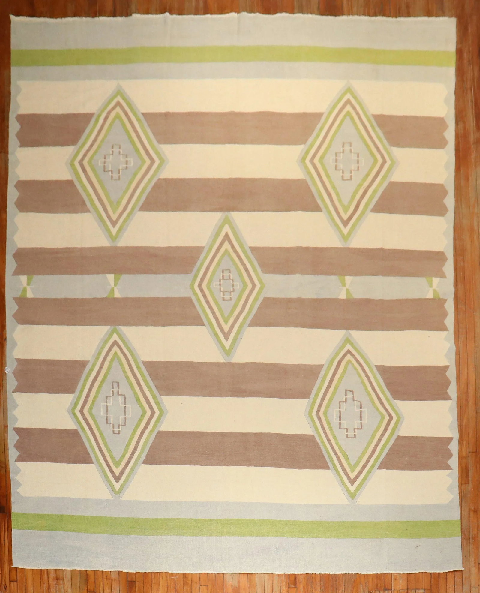 Mid 20th Century Oversize Vintage Kilim, 10'8'' X 15'4'' - 9