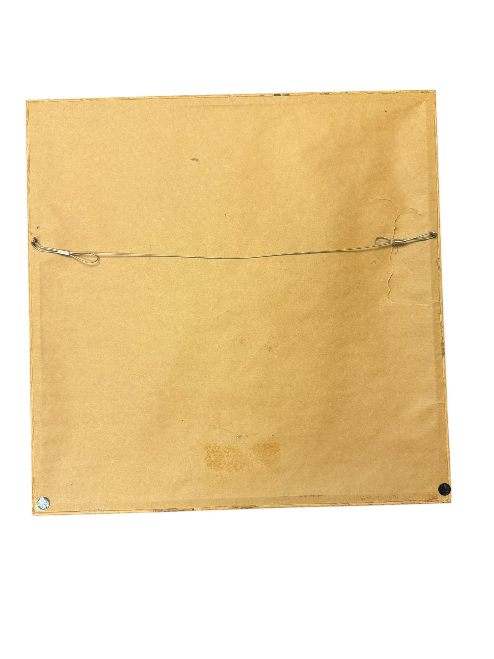 Vintage Framed 1984 P. Buckley Moss - Cameo Geese Cross Stitch - 9