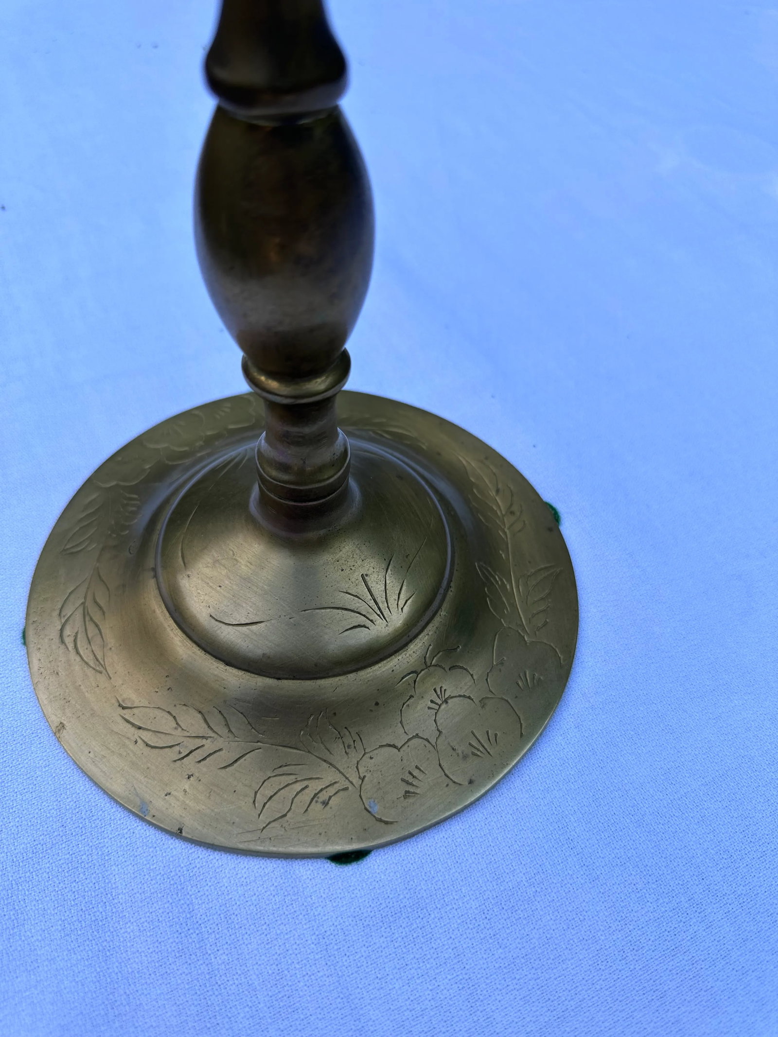 Vintage Chinoiserie Dragon Brass Candelabra Table Top 5 Cup Candlestick Holders - 9