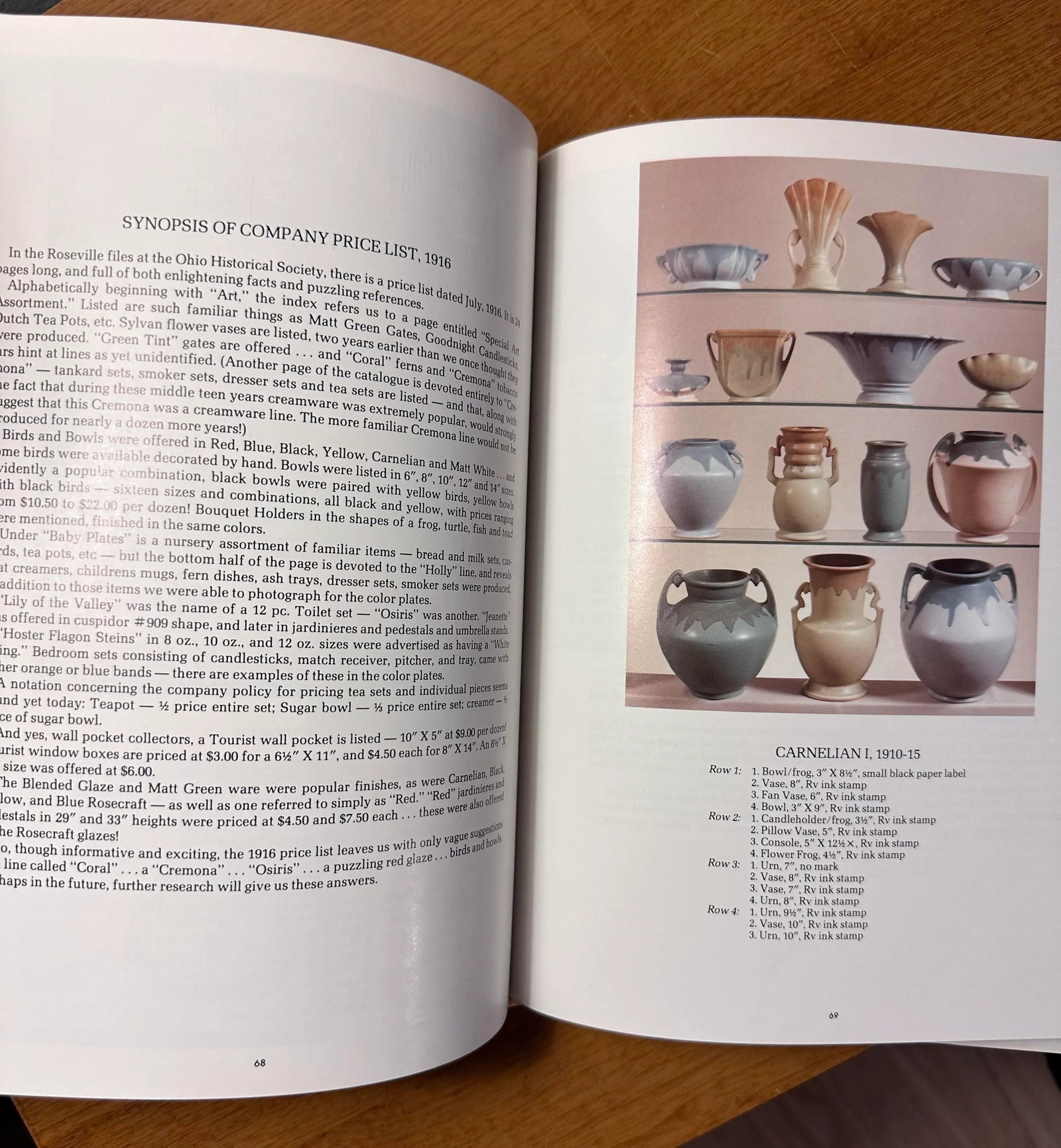 The Collectors Encyclopedia of Roseville Pottery Hardcover Book 2nd Series - 3