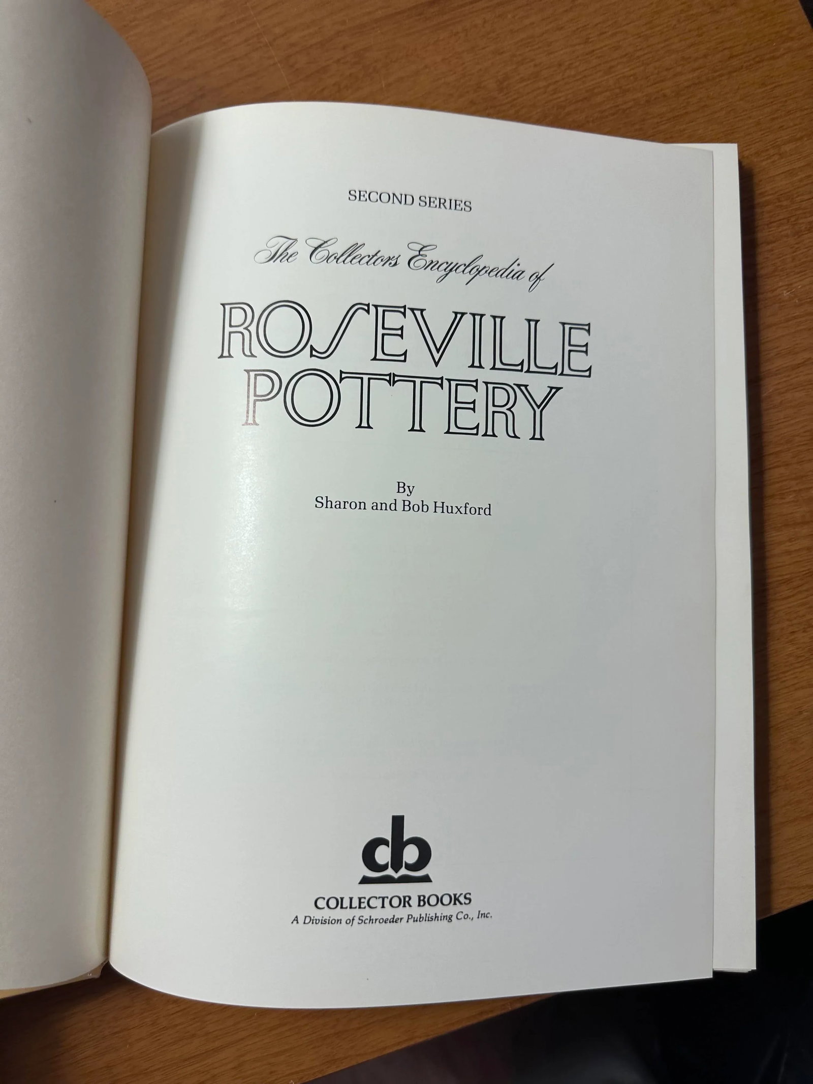 The Collectors Encyclopedia of Roseville Pottery Hardcover Book 2nd Series - 9