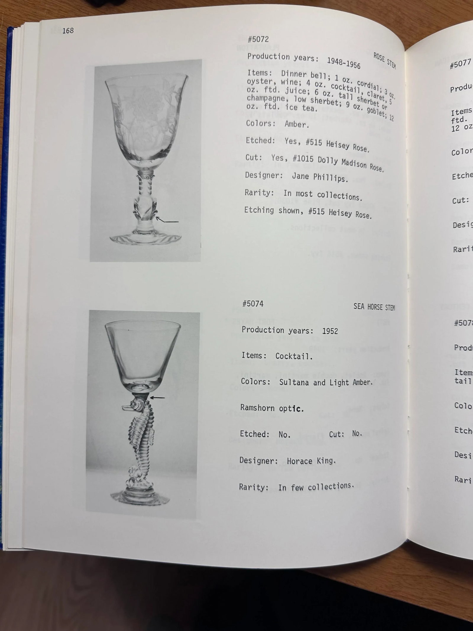1976 Heisey Stemware Hardcover Book - 6