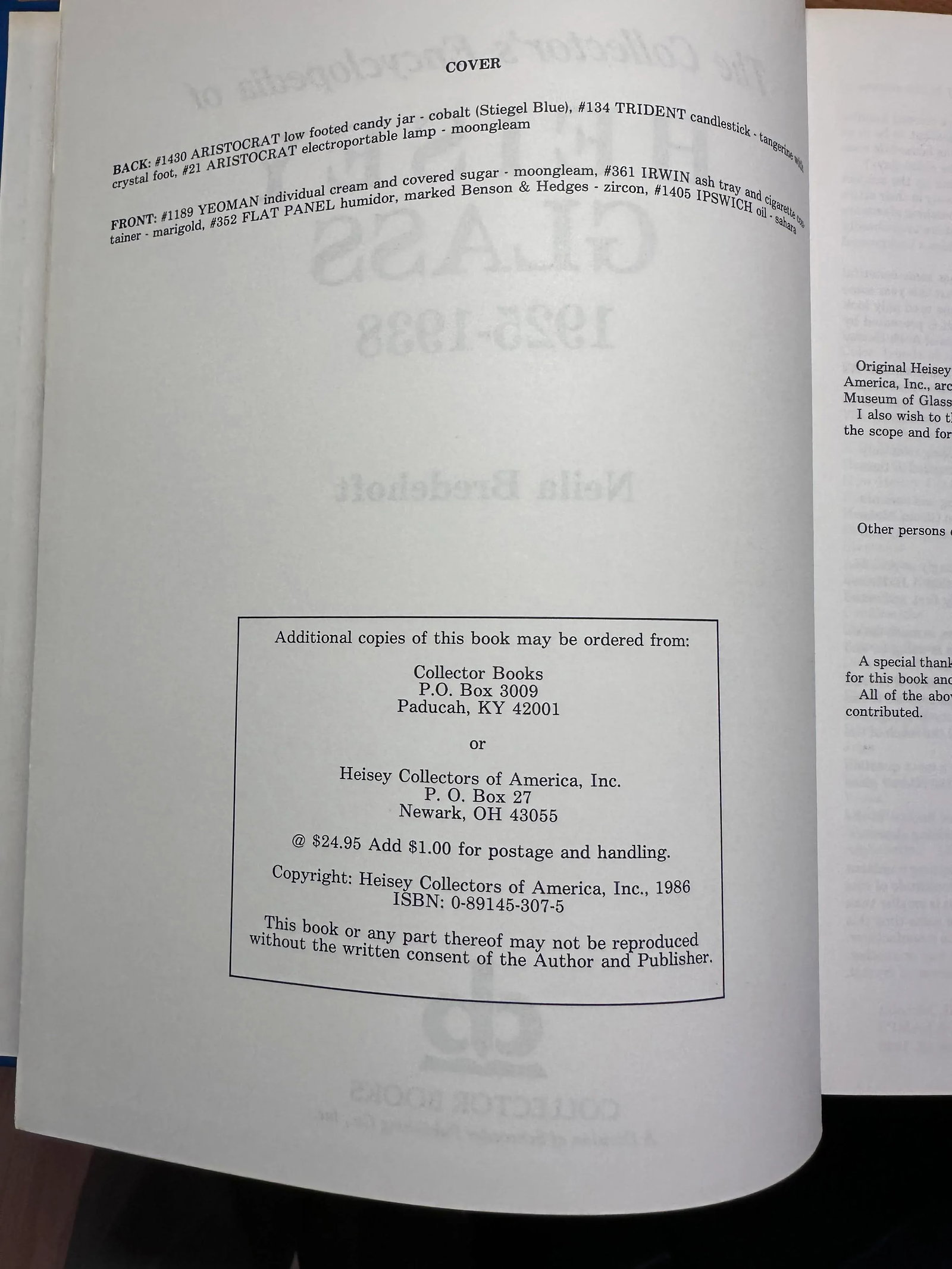 The Collector's Encyclopedia of Heisey Glass 1925-1938 - 2