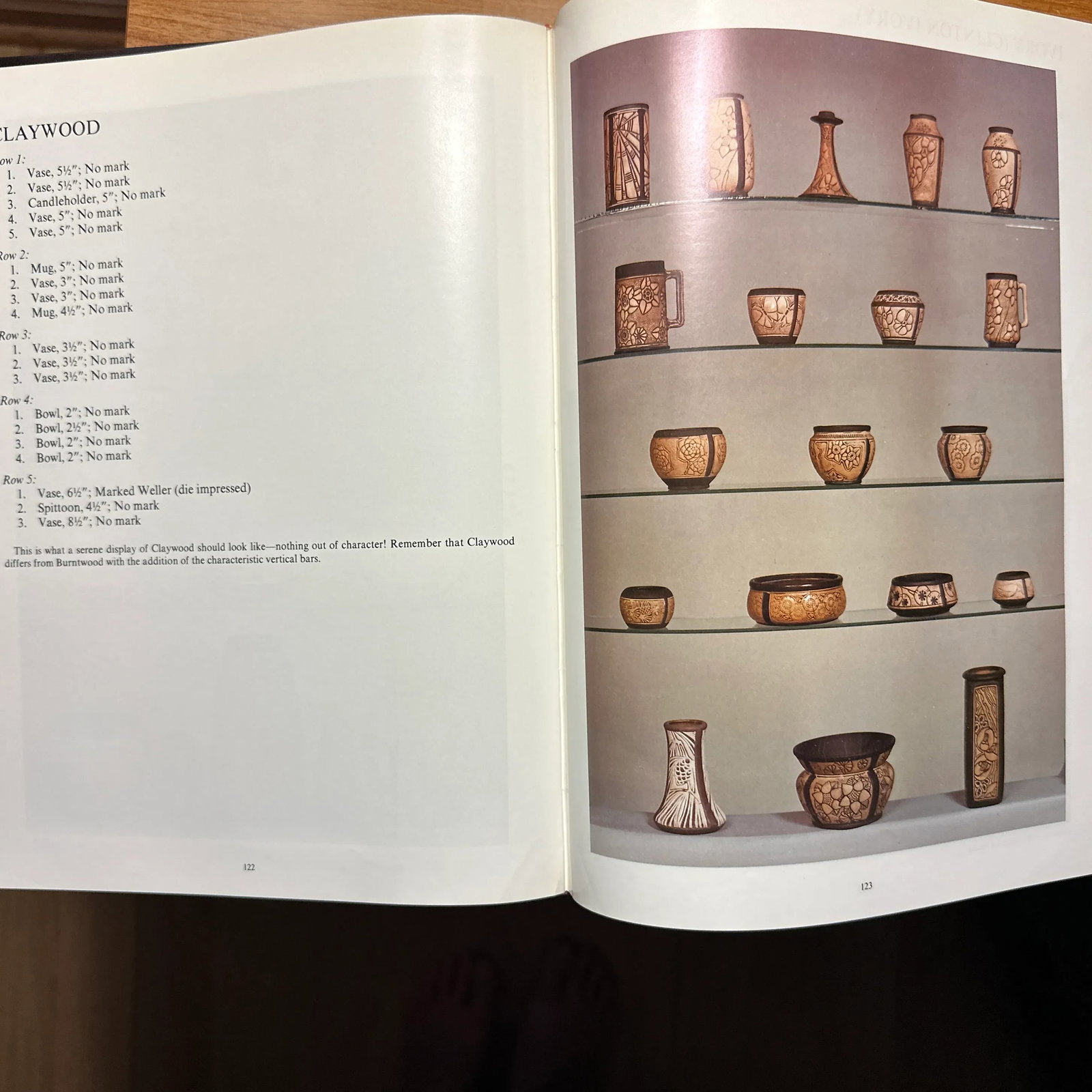 The Collectors Encyclopedia of Weller Pottery Hardcover Book 1979 - 11