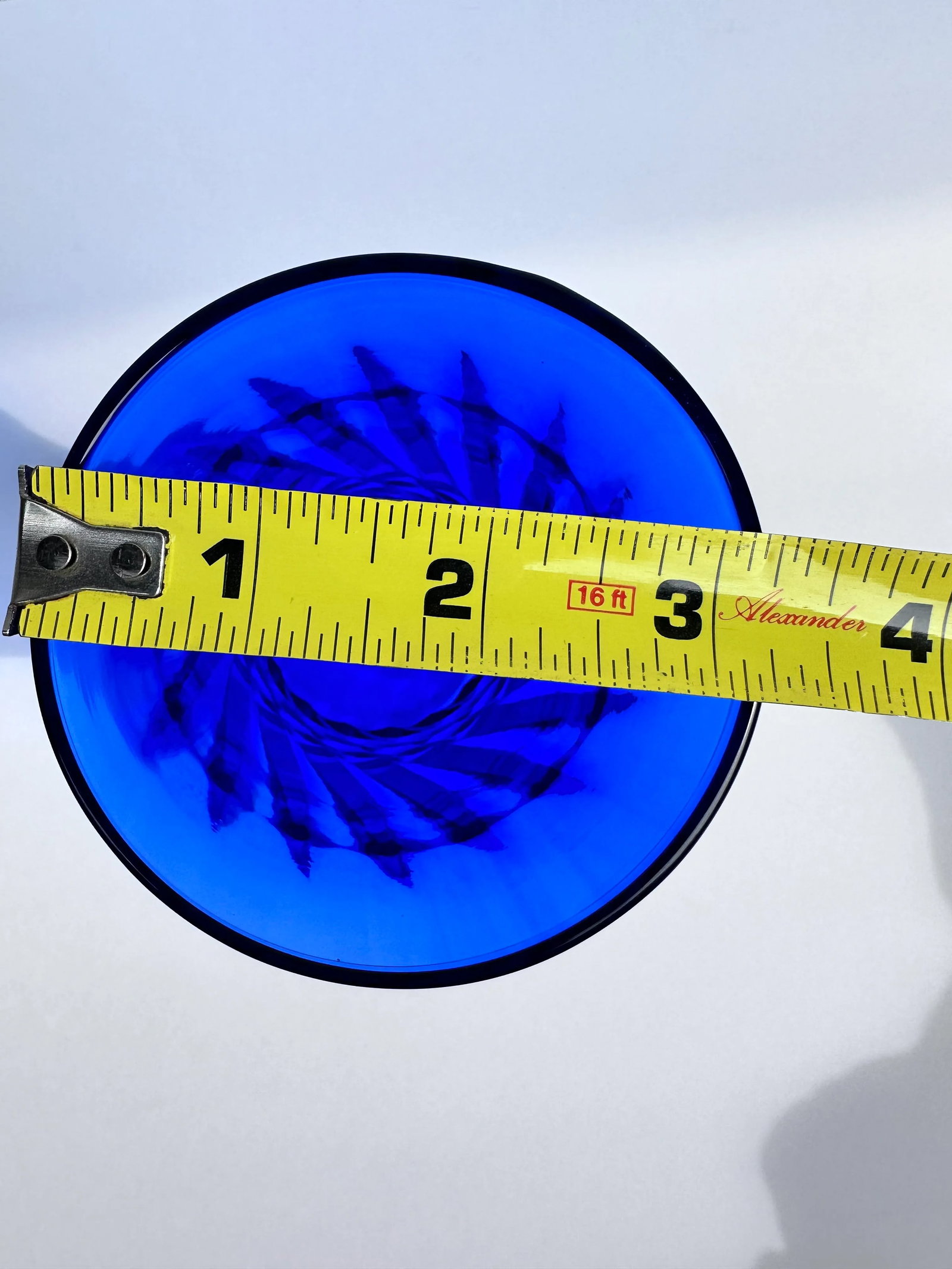 Mid 20th Century Cobalt Blue Glass Vase Mid-Century Modern - 6