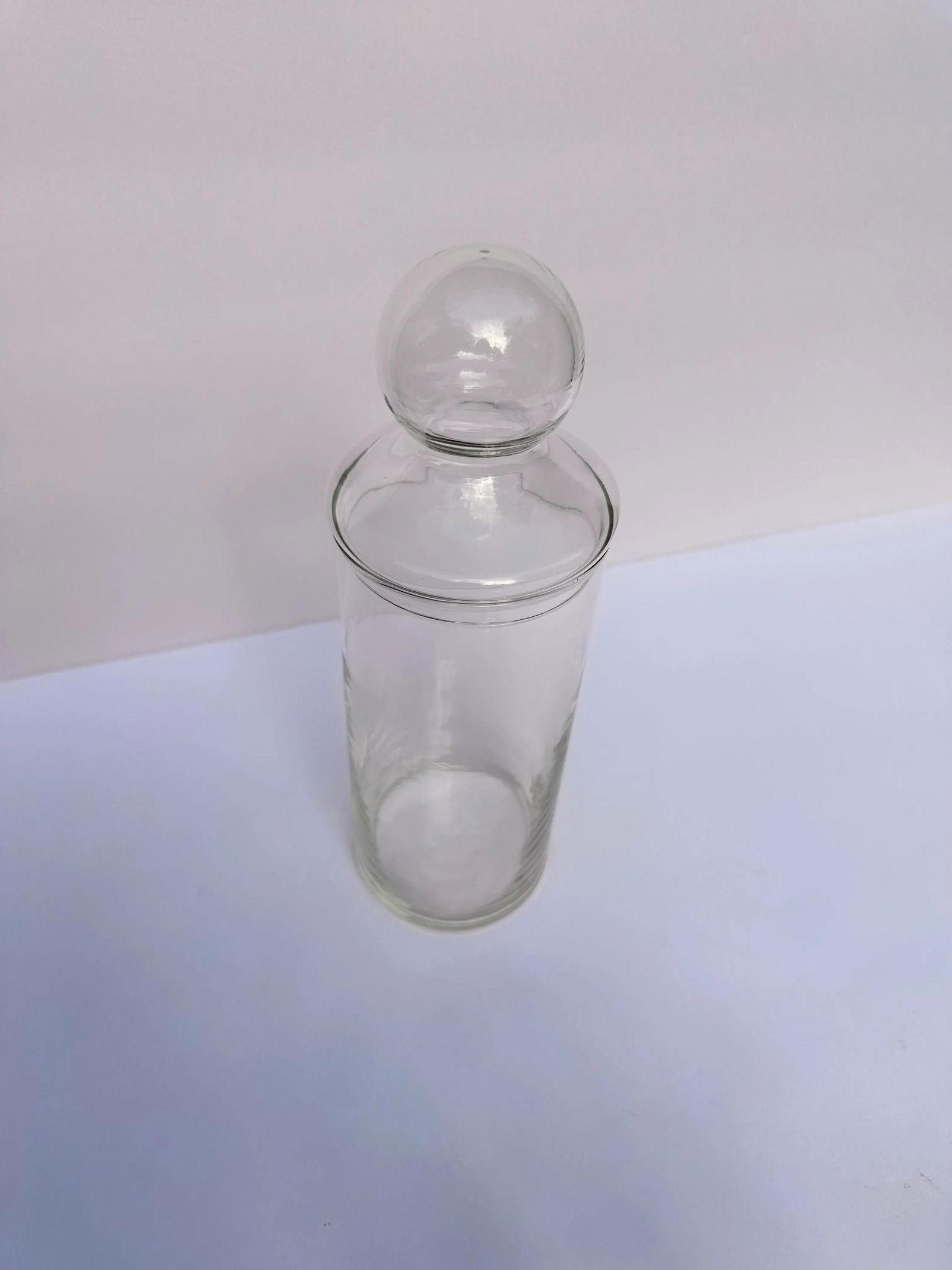 Apothecary Clear Glass Cylinder Jar - 4