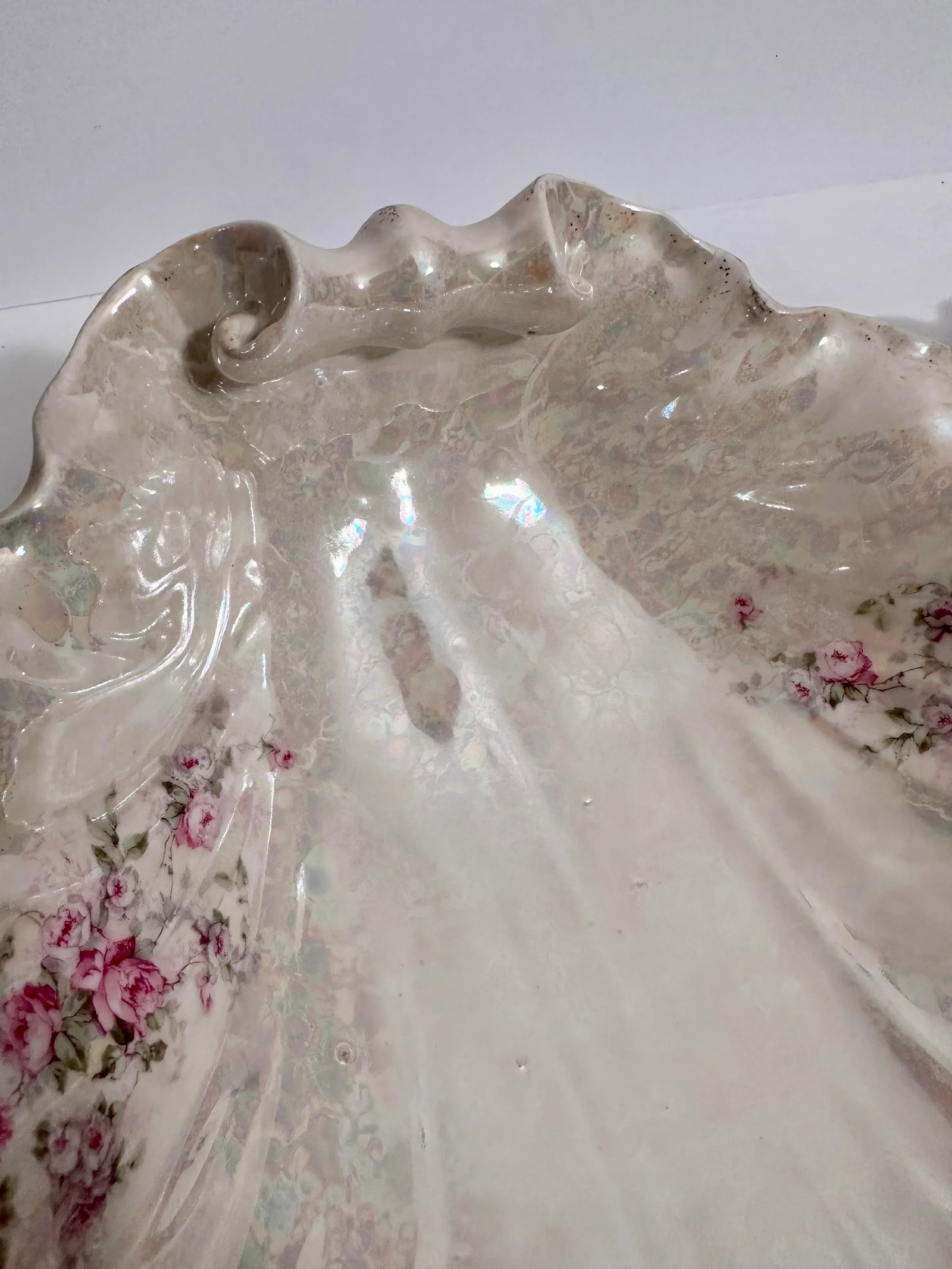 Antique Sea Shell Serving Bowl Set, Germany- 5 Pieces - 3