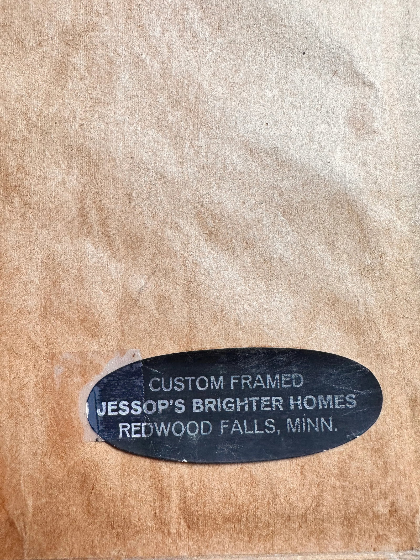 Vintage 1978 Japan Bird Painting on Silk Faux Bamboo Frame - 2