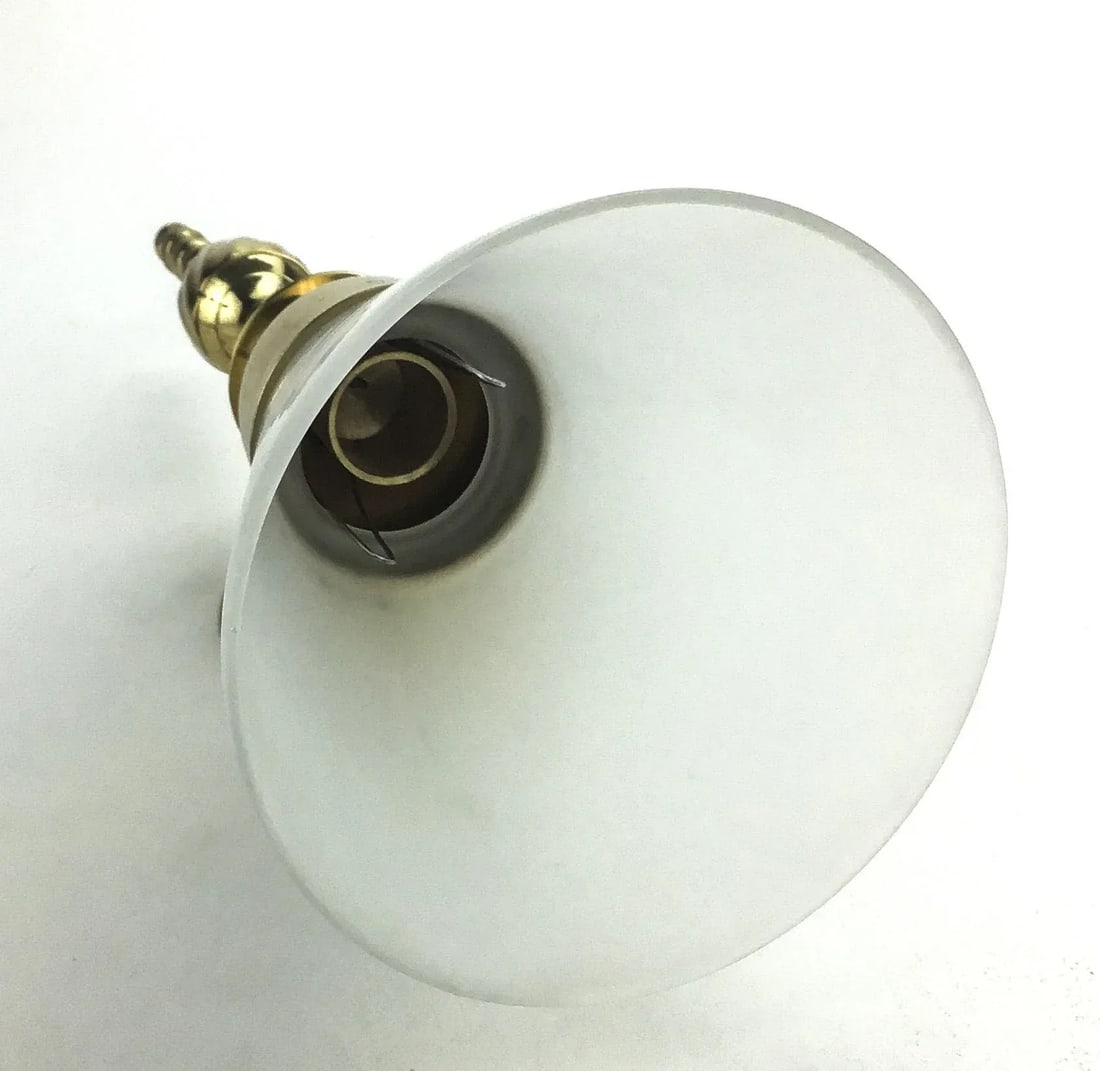 MCM Brass Wall Candle Sconce - 5