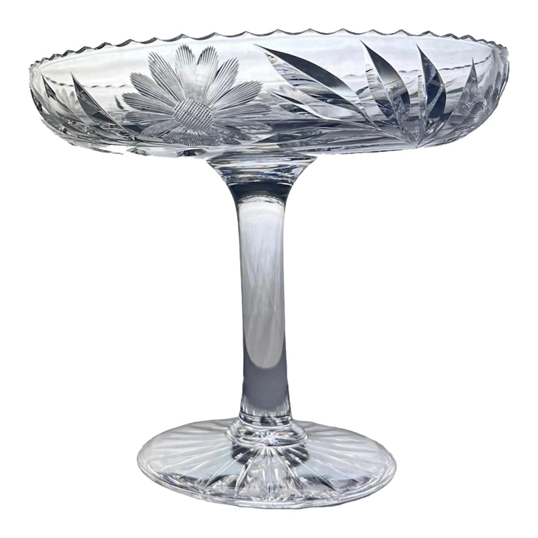 Antique American Brilliant Period Comport (1 of 7)