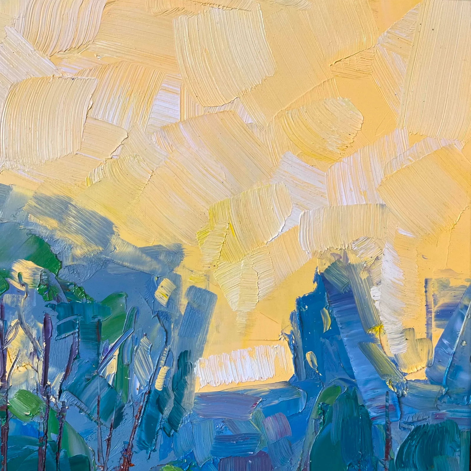 Western Landscape Painting - Montana Ranch - "Summer Fades" by Caleb Meyer - 4