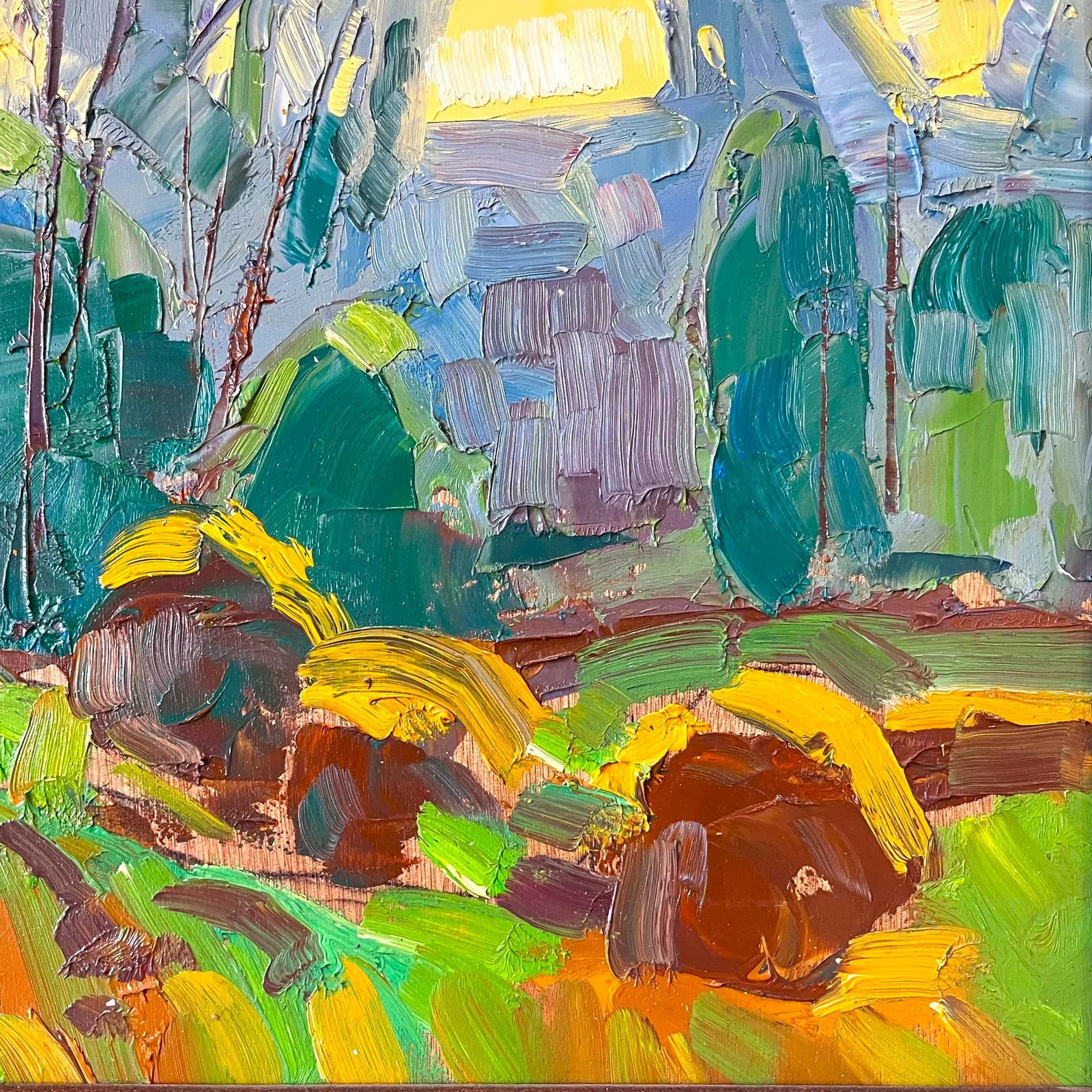 Western Landscape Painting - Montana Ranch - "Summer Fades" by Caleb Meyer - 6