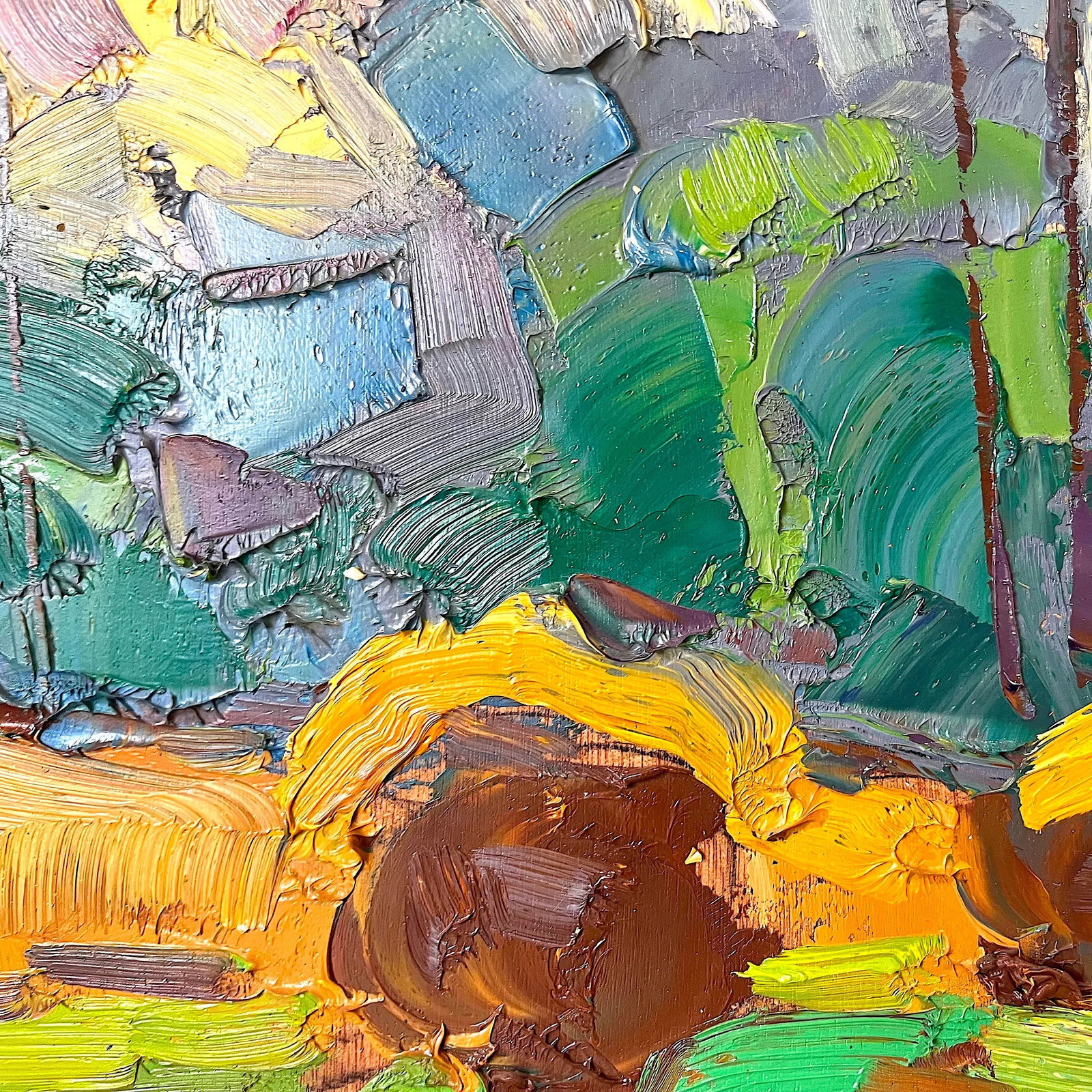 Western Landscape Painting - Montana Ranch - "Summer Fades" by Caleb Meyer - 7