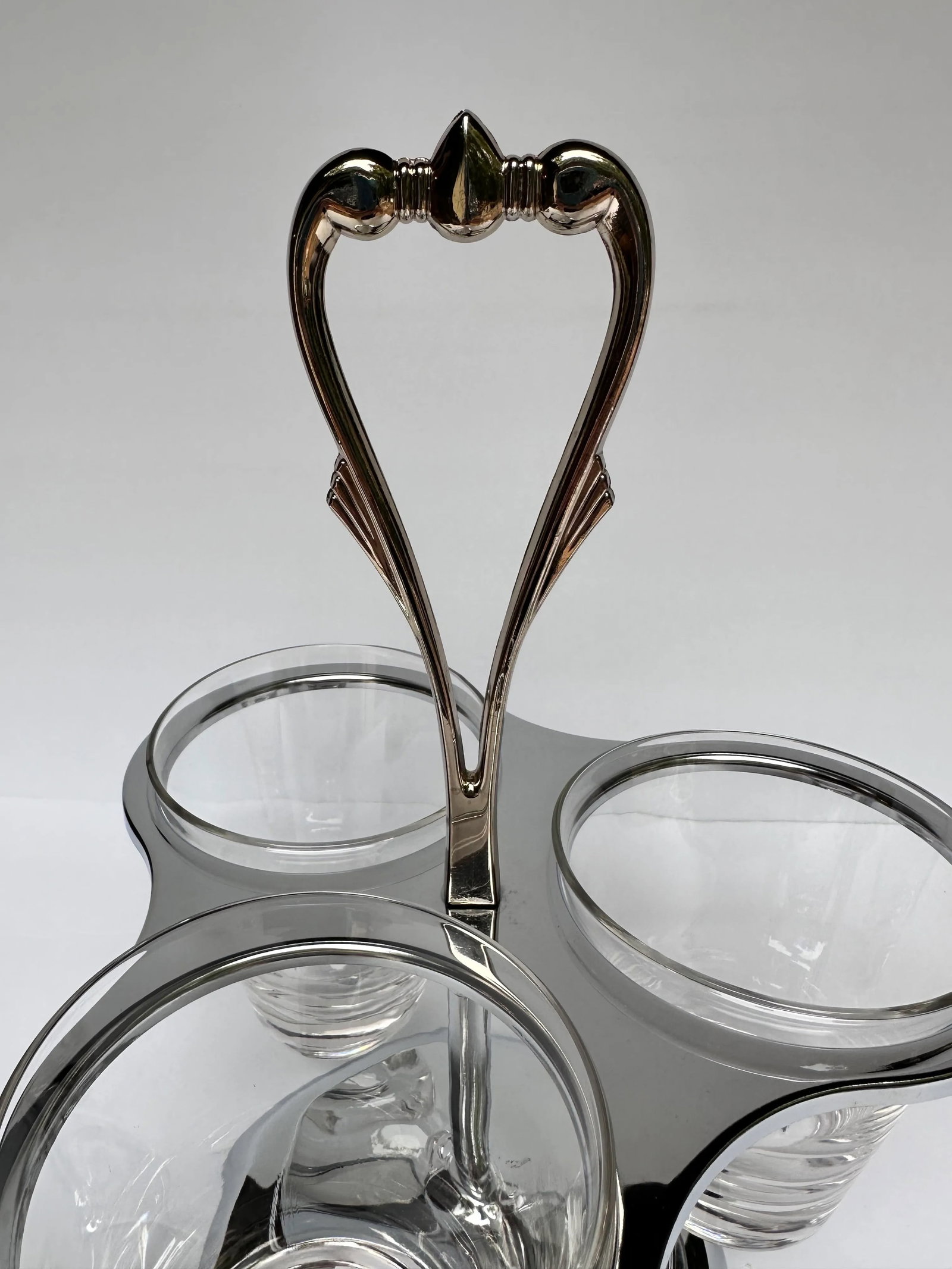 Mid 20th Century Serving Condiment Carousel Caddy Vogue by Kromex - 5