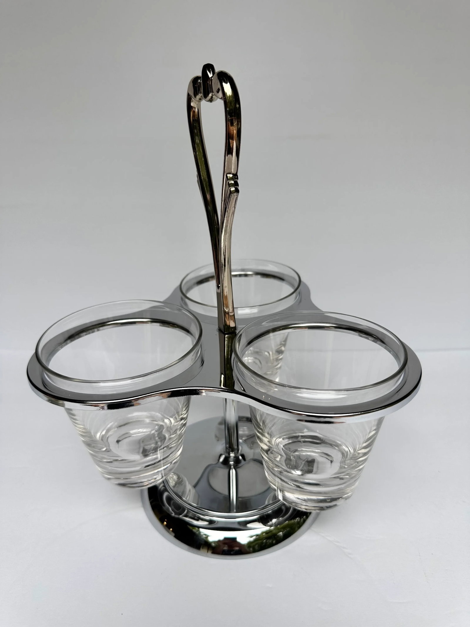 Mid 20th Century Serving Condiment Carousel Caddy Vogue by Kromex - 6