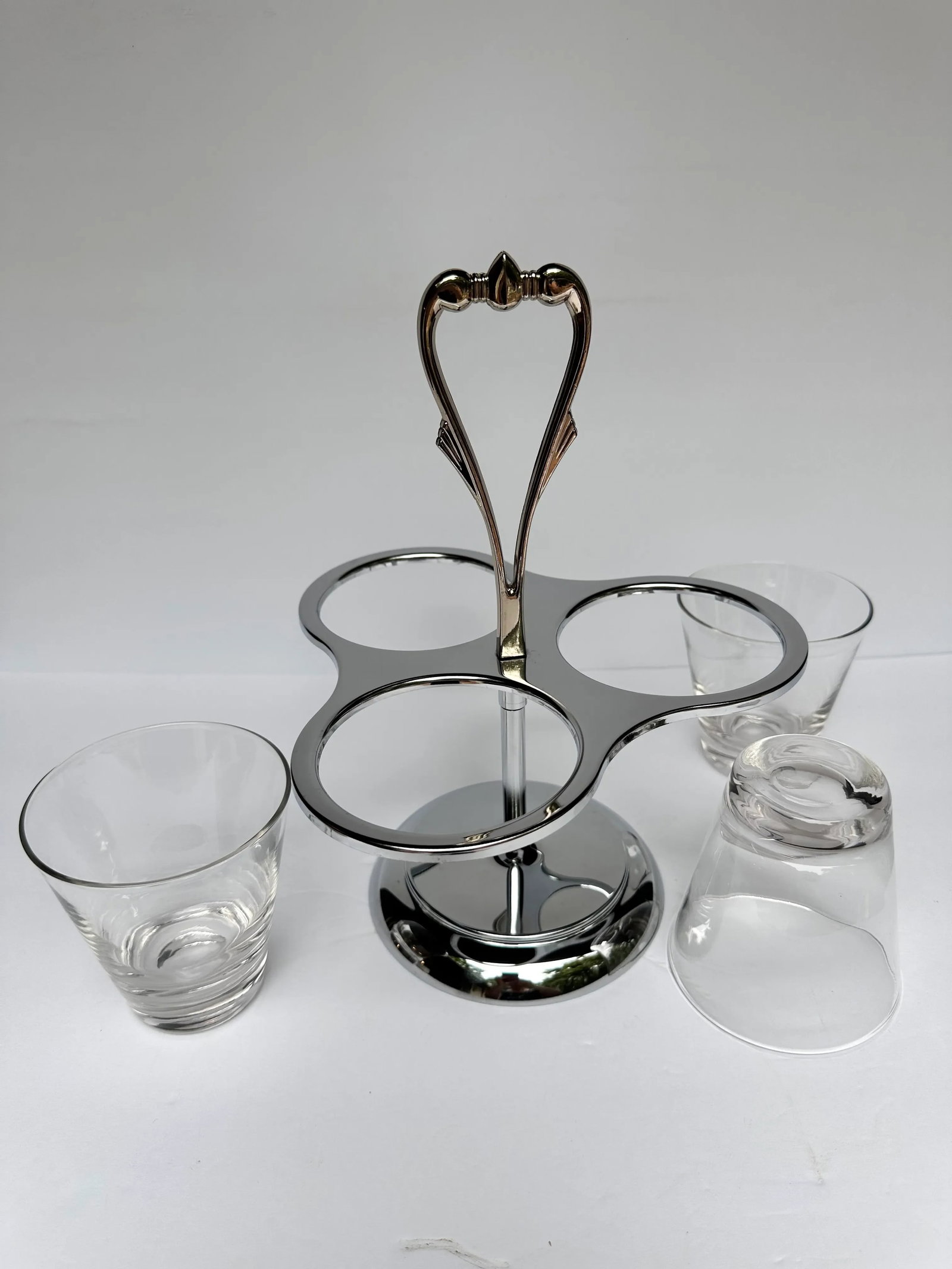 Mid 20th Century Serving Condiment Carousel Caddy Vogue by Kromex - 7