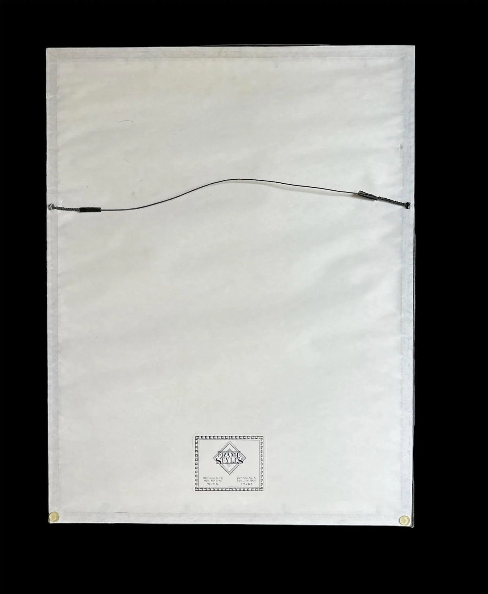 Horst Janssen Blue Floral 1987 Offset Lithograph Germany, Framed - 5