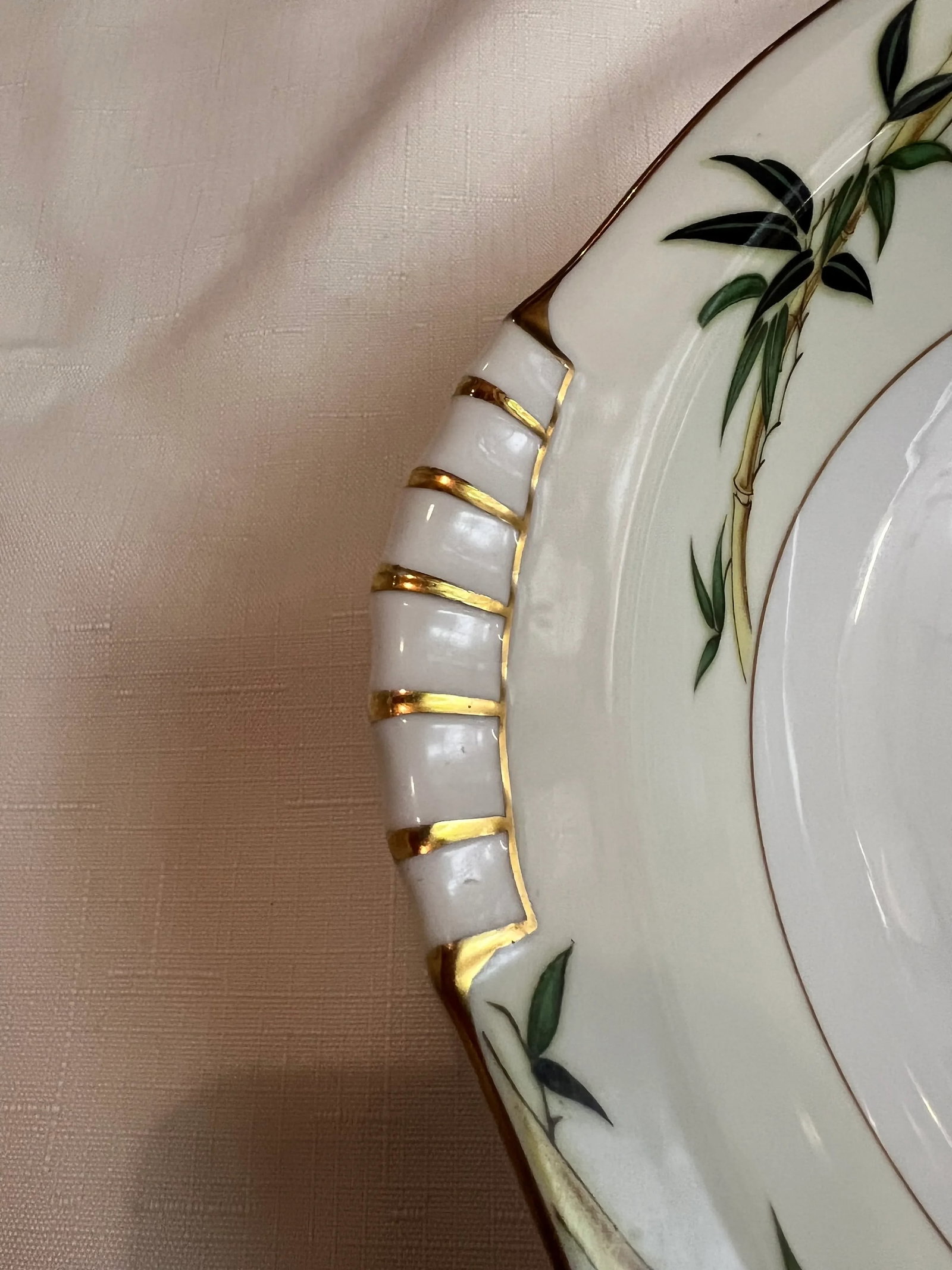 Vintage Mid-Century Kent China "Bali Hi" Pattern Serving Bowl - 4
