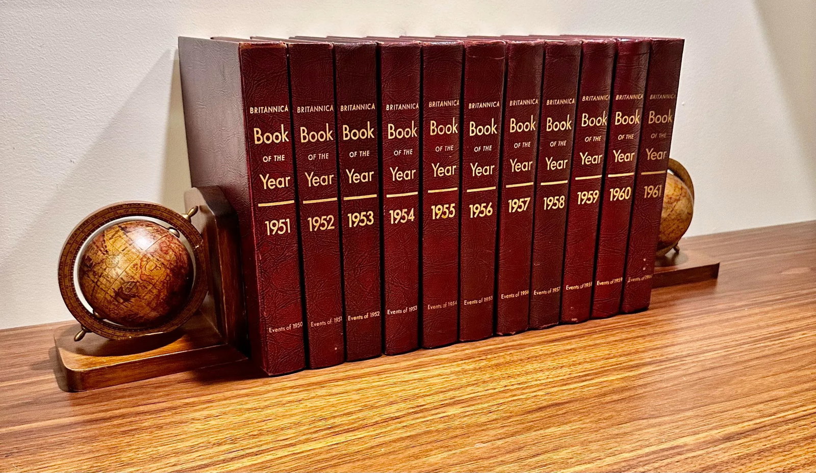 Vintage Britannica Book of the Year Events of 1950 Thru 1960 Set of 11 - 5