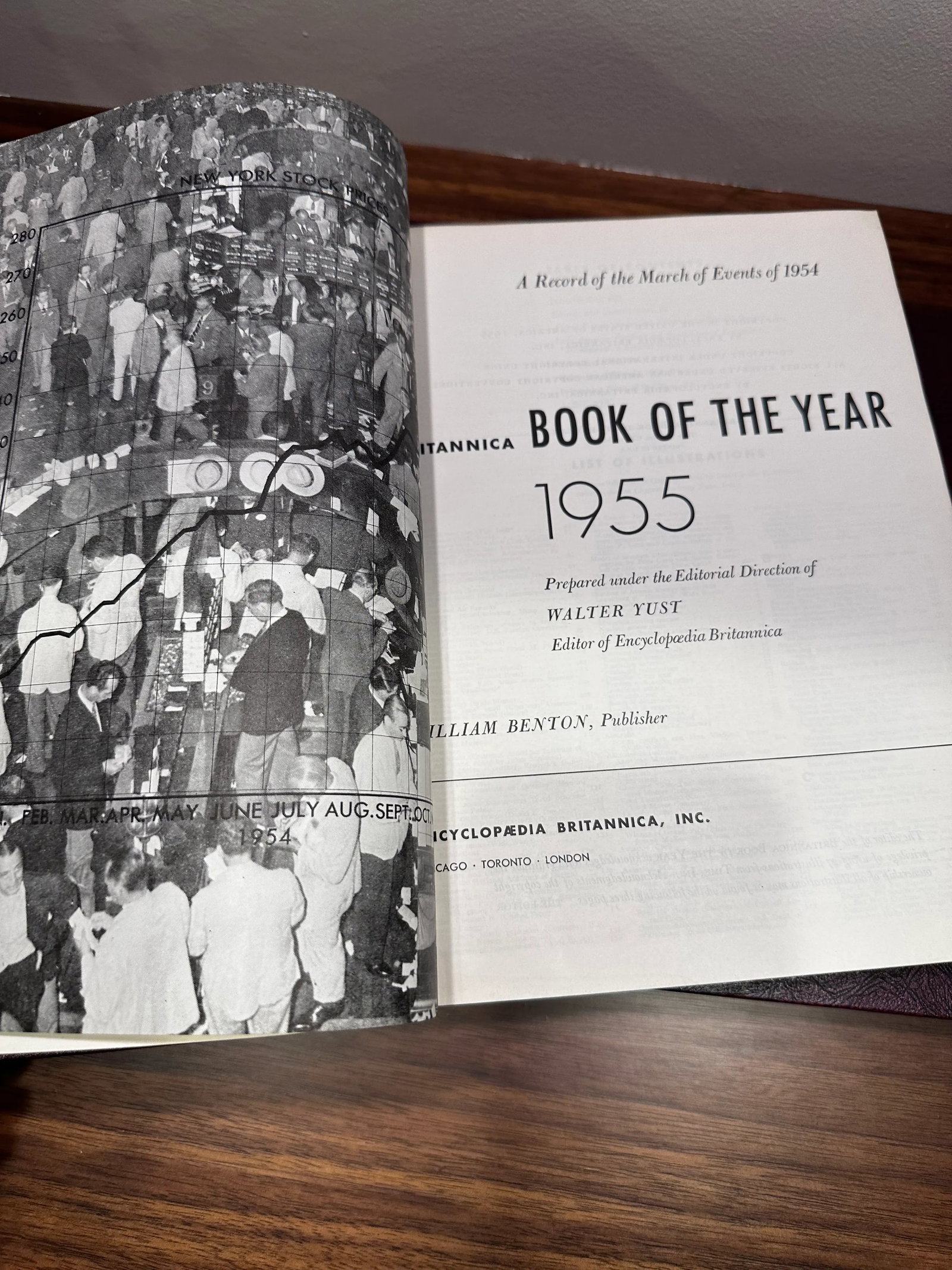 Vintage Britannica Book of the Year Events of 1950 Thru 1960 Set of 11 - 6