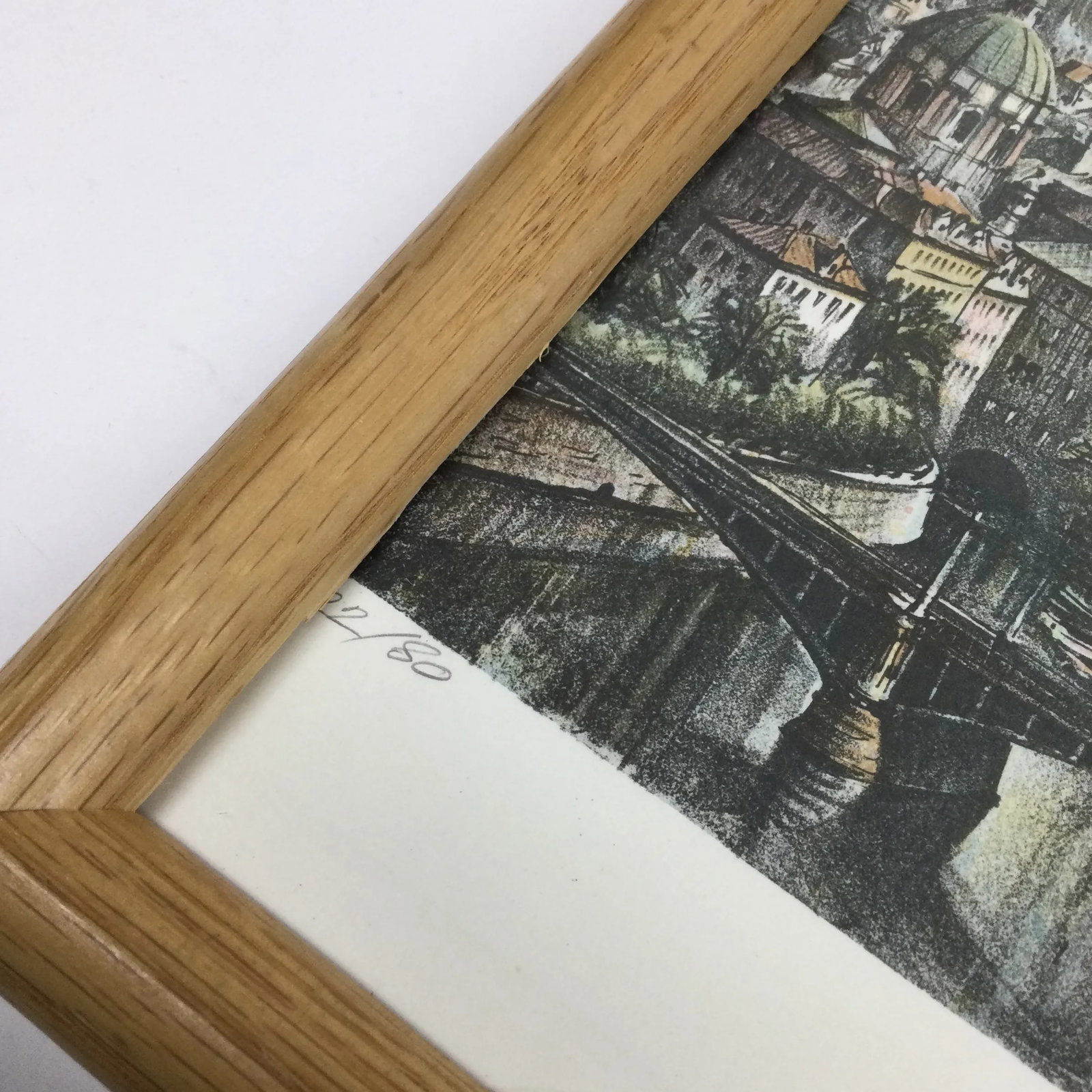 Limited Edition Lithography Prague Signed and Numbered - 4