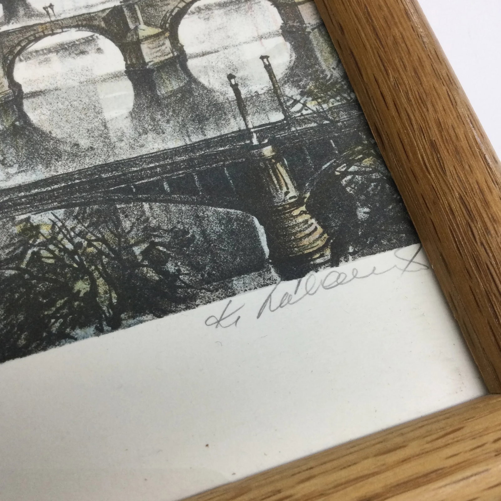 Limited Edition Lithography Prague Signed and Numbered - 5