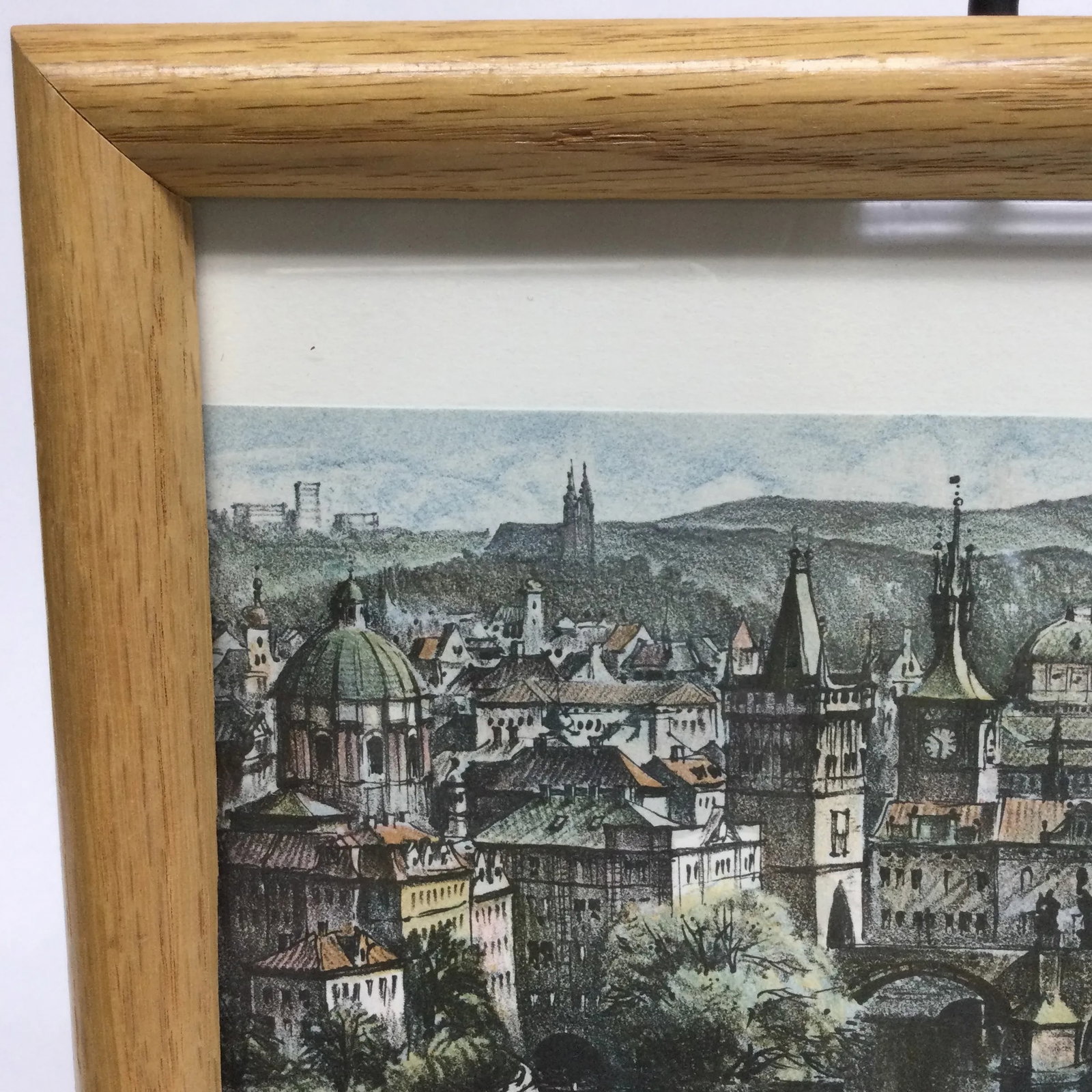 Limited Edition Lithography Prague Signed and Numbered - 7
