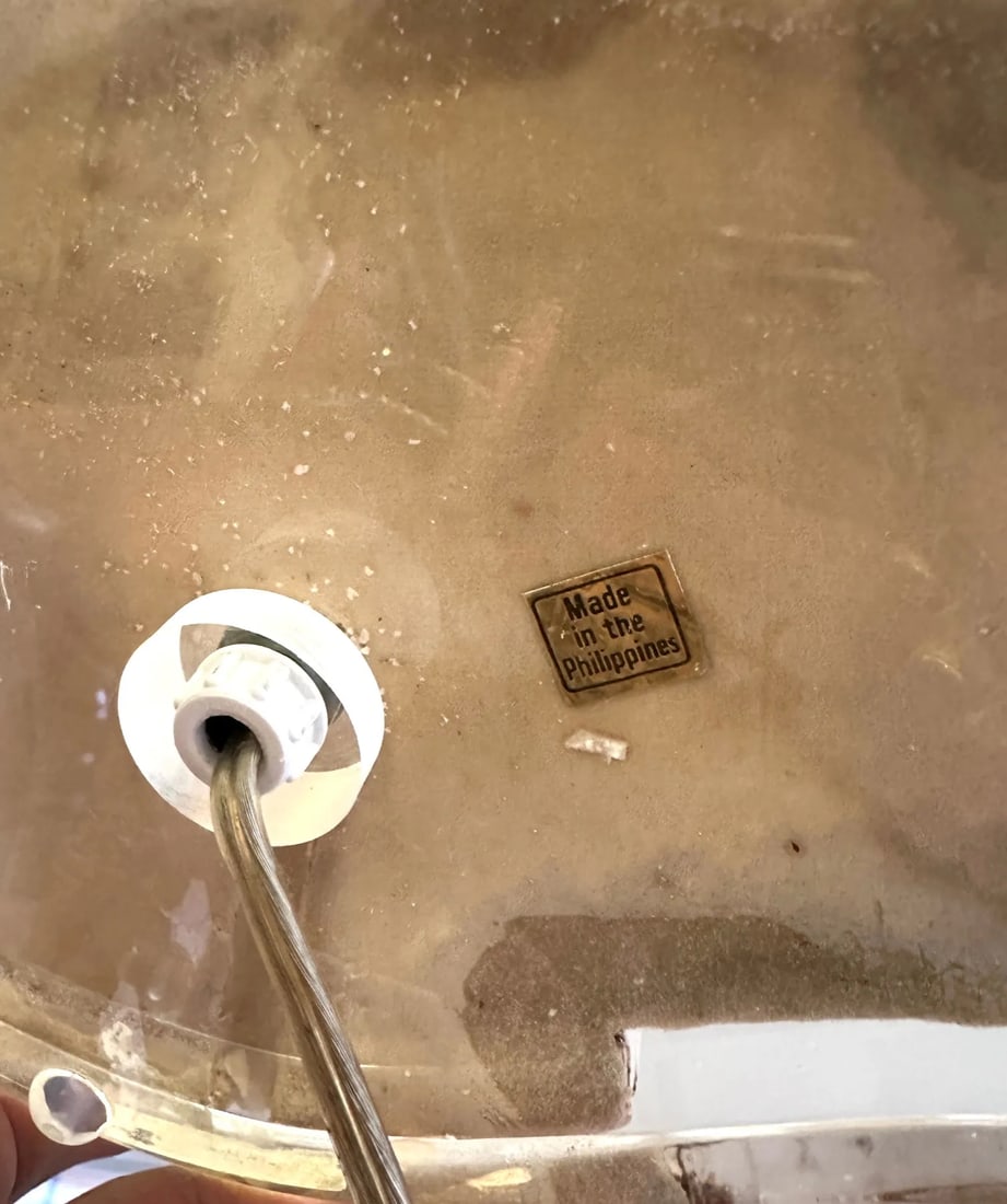 Vintage Tessellated Stone Table Lamp - 9