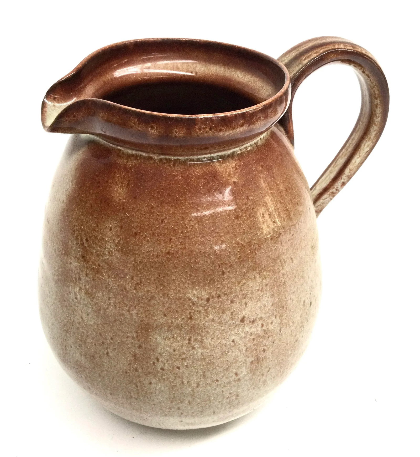 Artisan Ceramic Glazed Fired Water Pitcher - 2