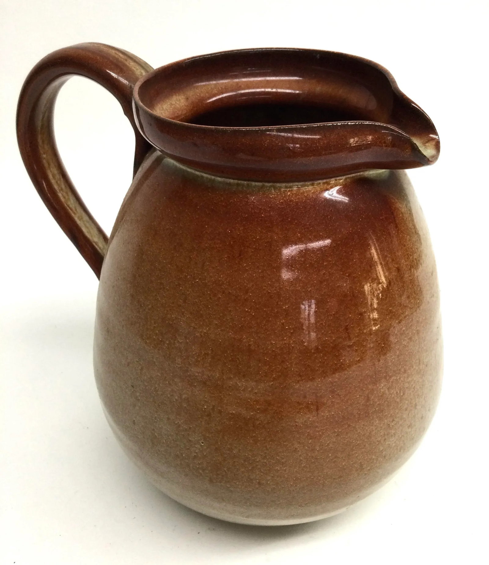 Artisan Ceramic Glazed Fired Water Pitcher - 4