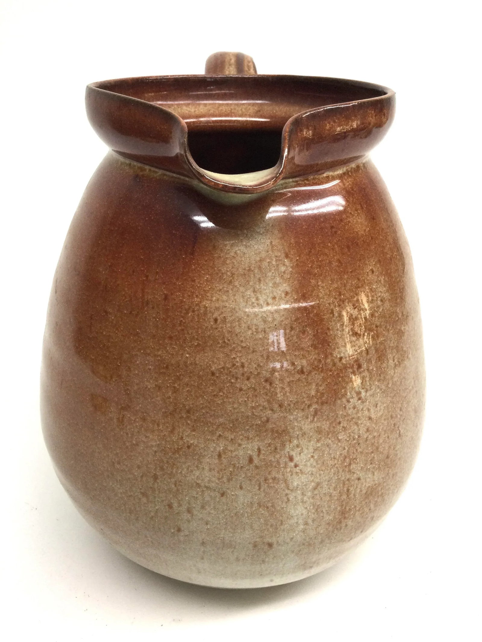 Artisan Ceramic Glazed Fired Water Pitcher - 5