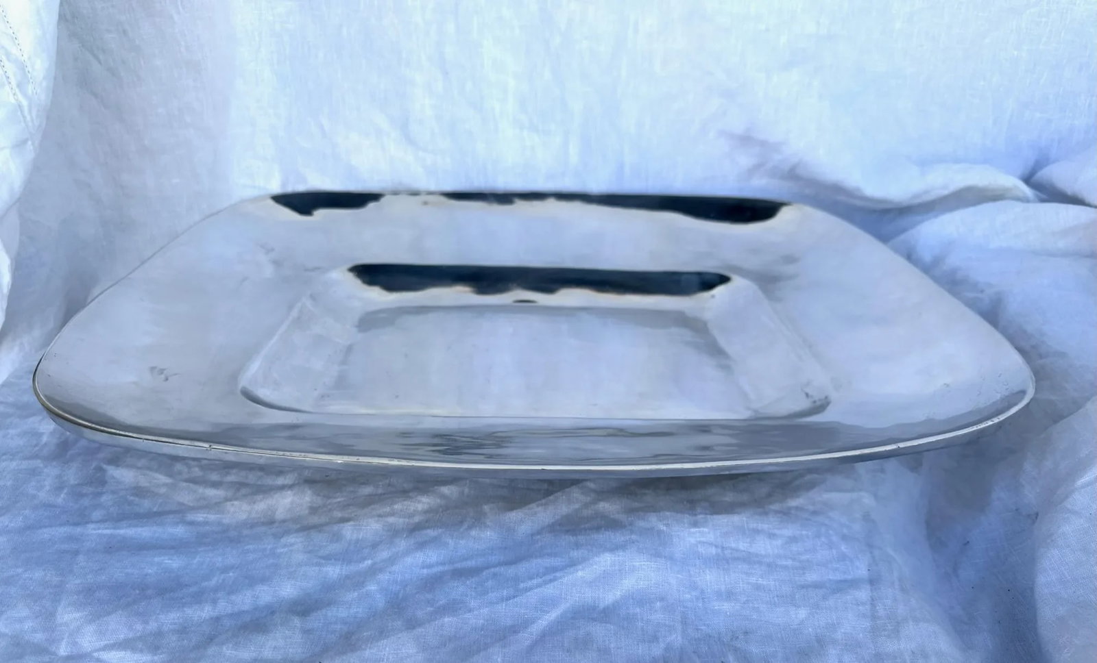 Holland Boone Polished Pewter Tray - 2