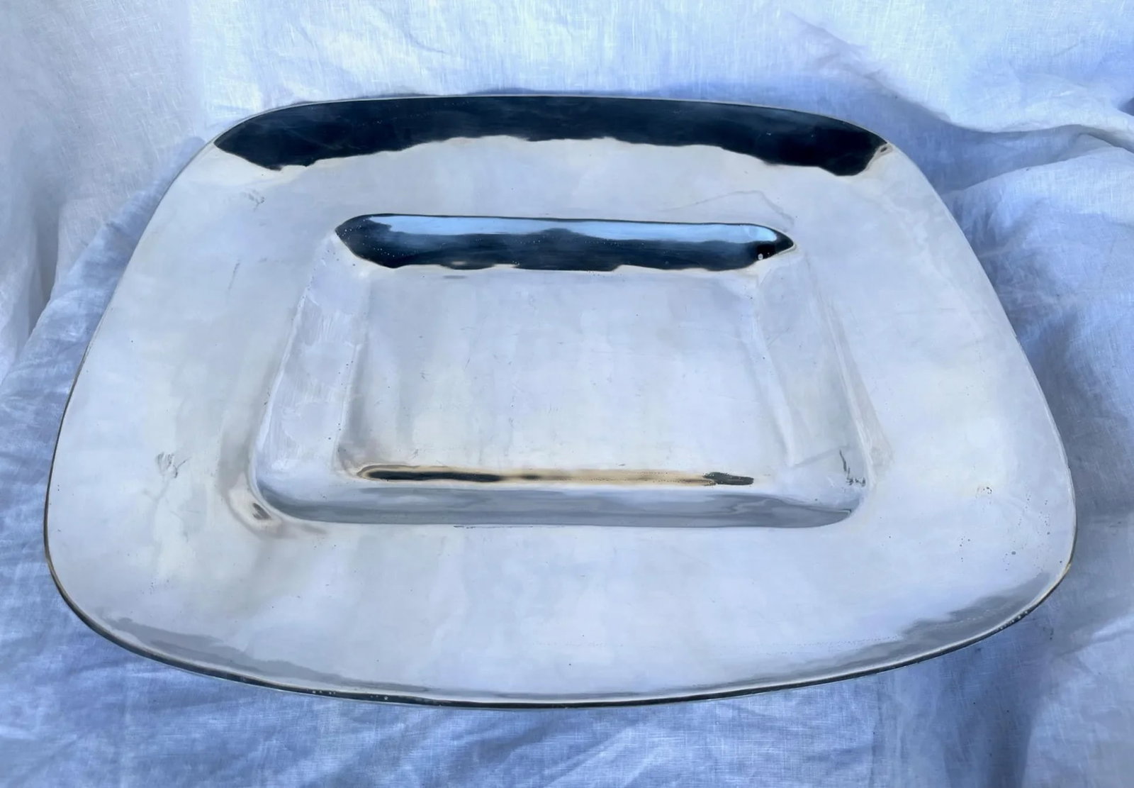 Holland Boone Polished Pewter Tray - 3