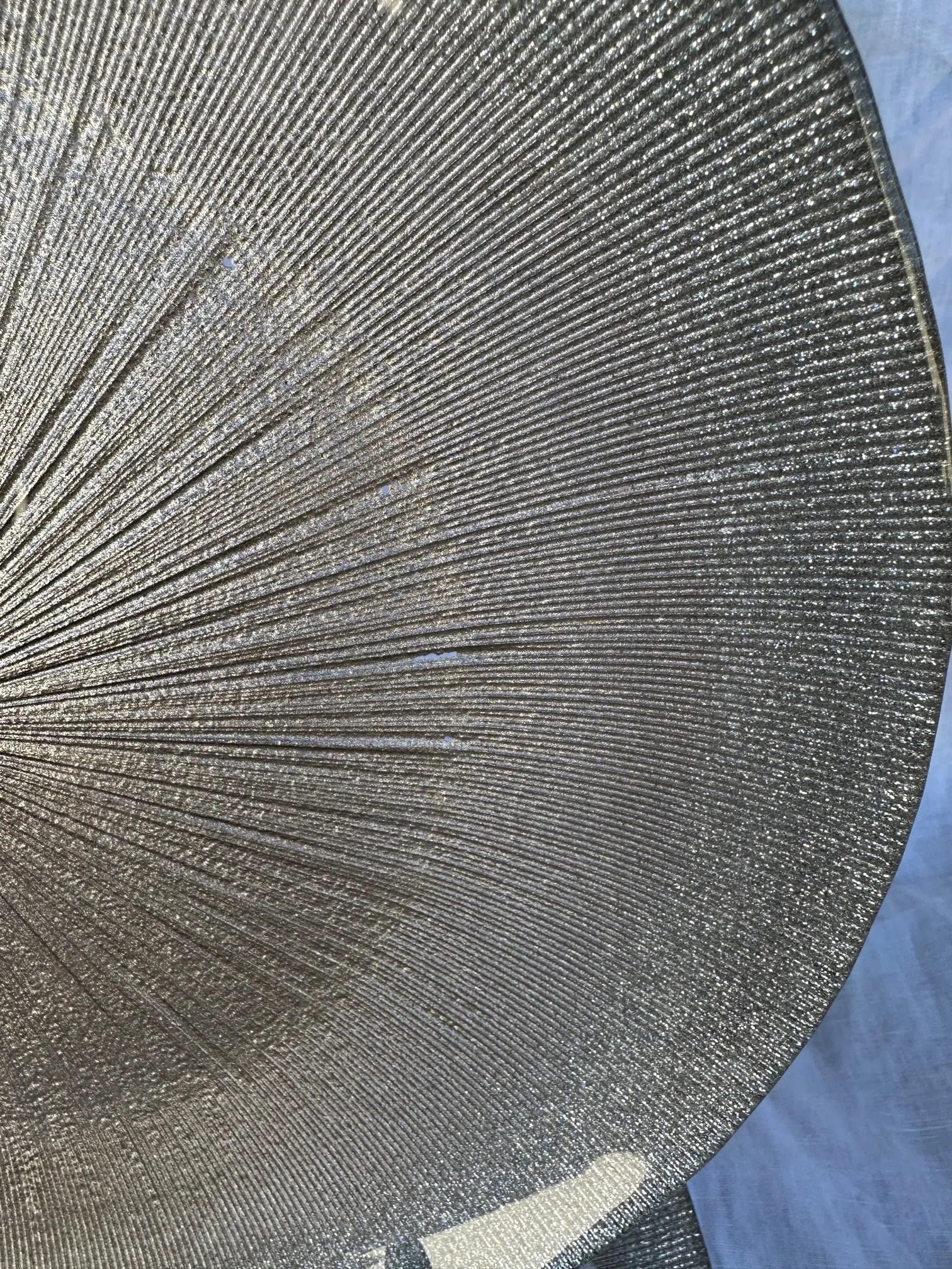 Hand Painted Turkish Silver Sparkle Dinnerware Set - 2