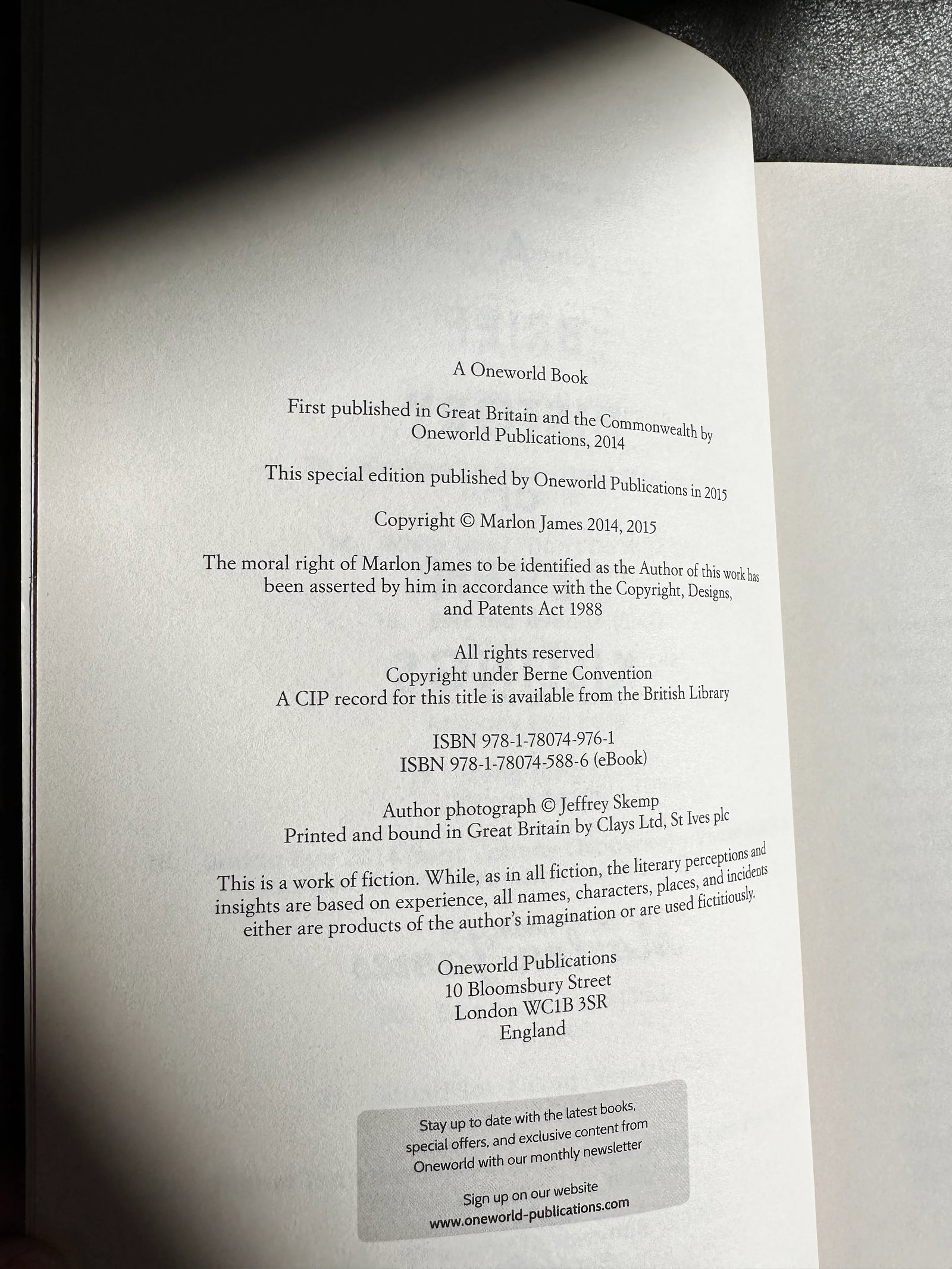 Winner of Man Booker Prize Marlon James Hardcover Book a Brief History of Seven Killings 2015 Specia - 4