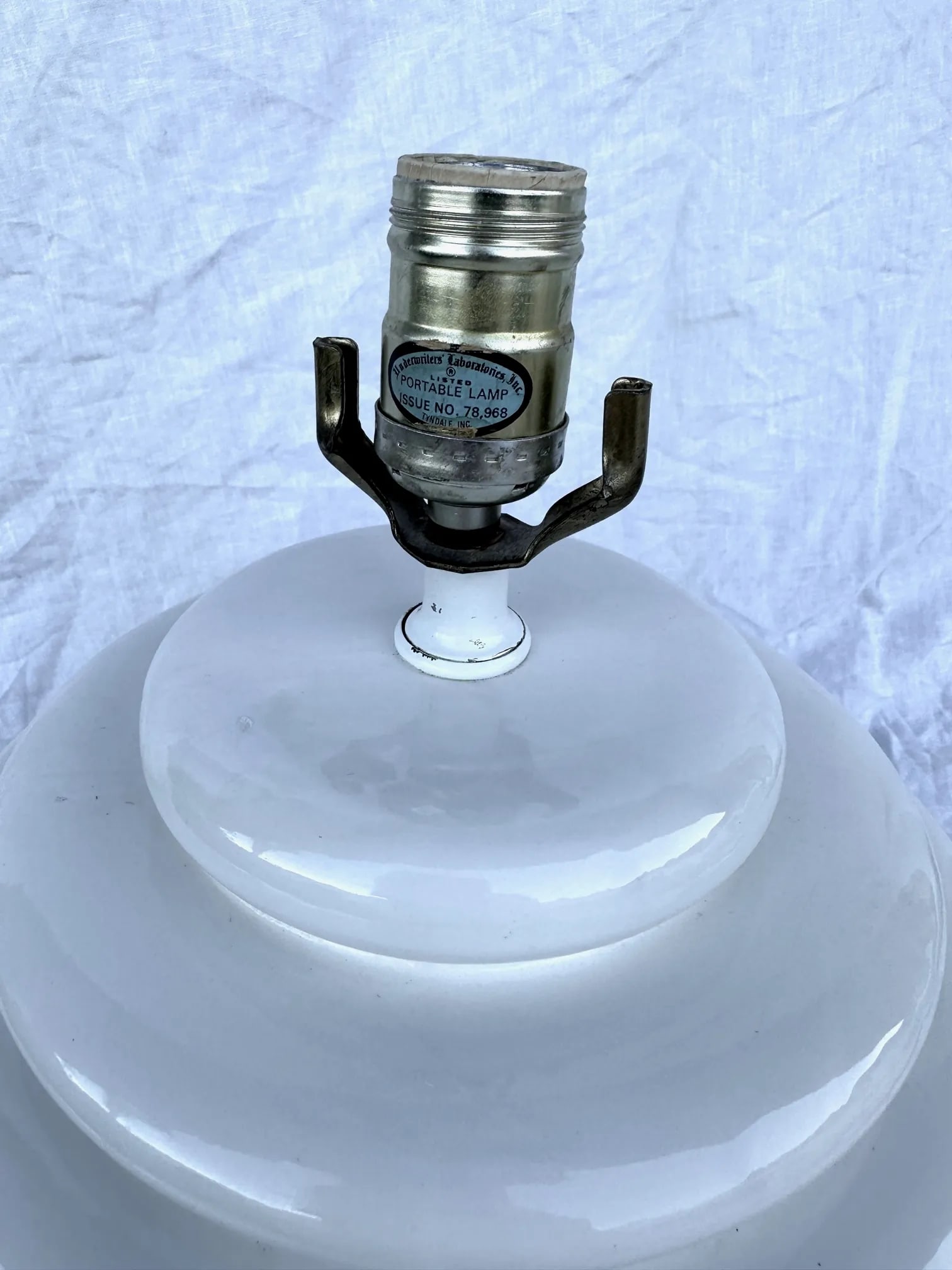 Vintage Postmodern Ceramic Beehive Table Lamp - 7