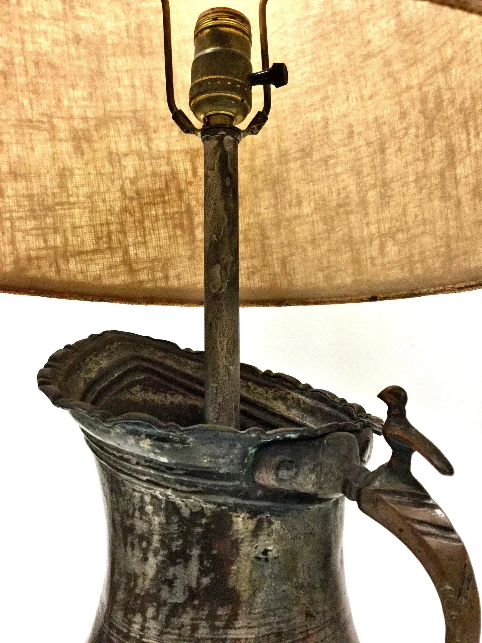 1960s Brutalist Asian Table Lamp - 7