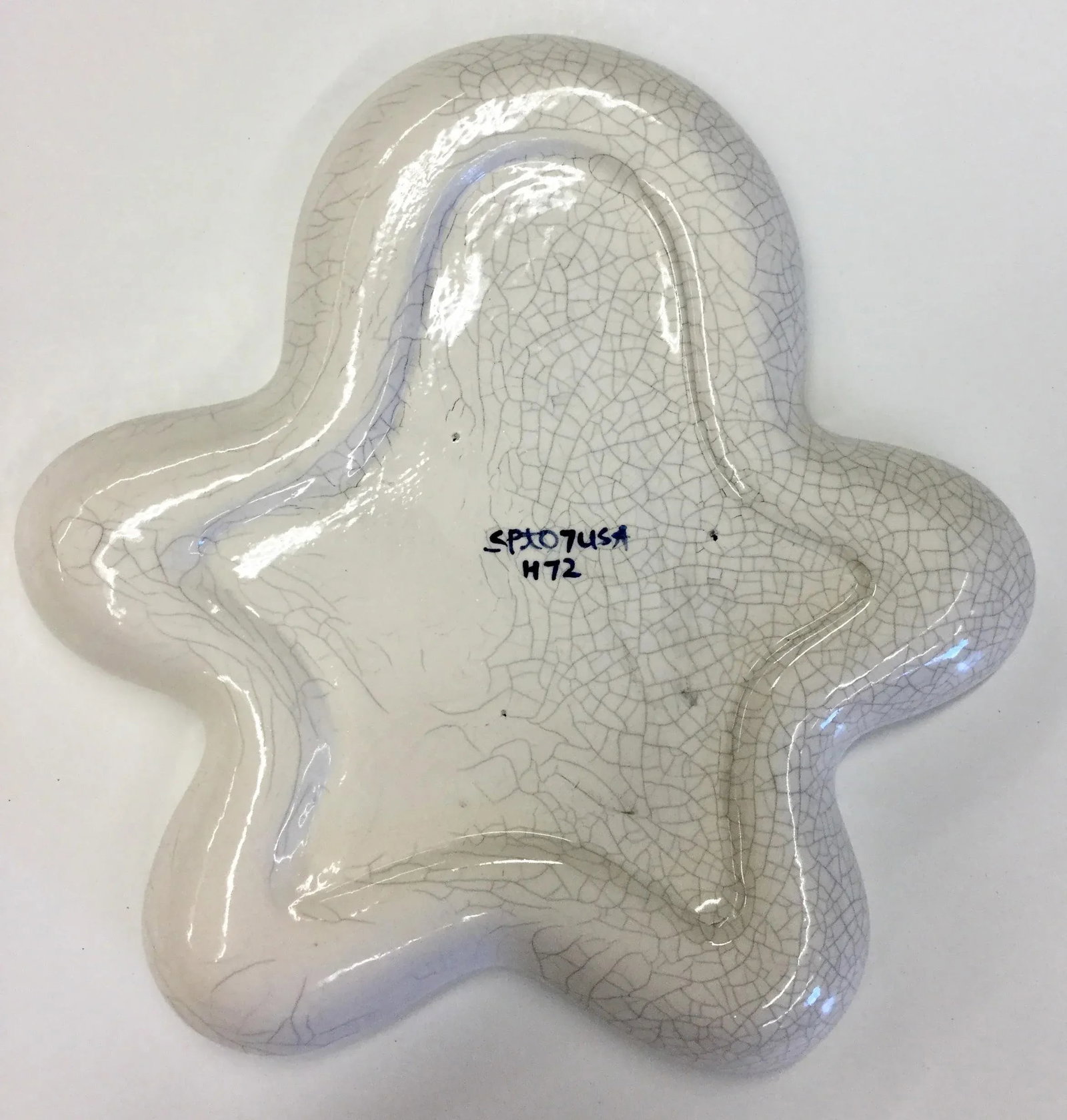 Artisan Crackle Glaze Gingerbread Candy Dish - 4