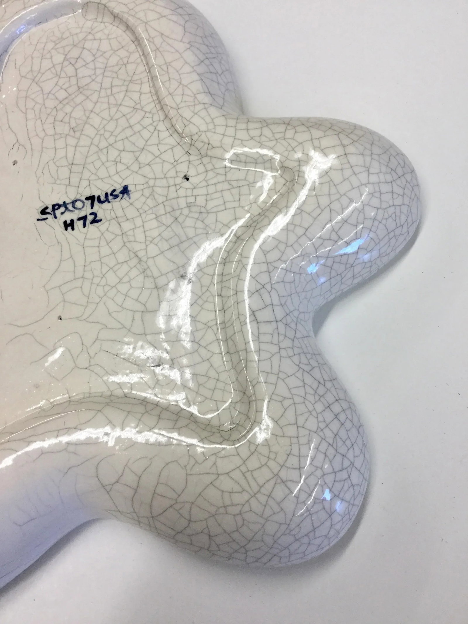 Artisan Crackle Glaze Gingerbread Candy Dish - 5