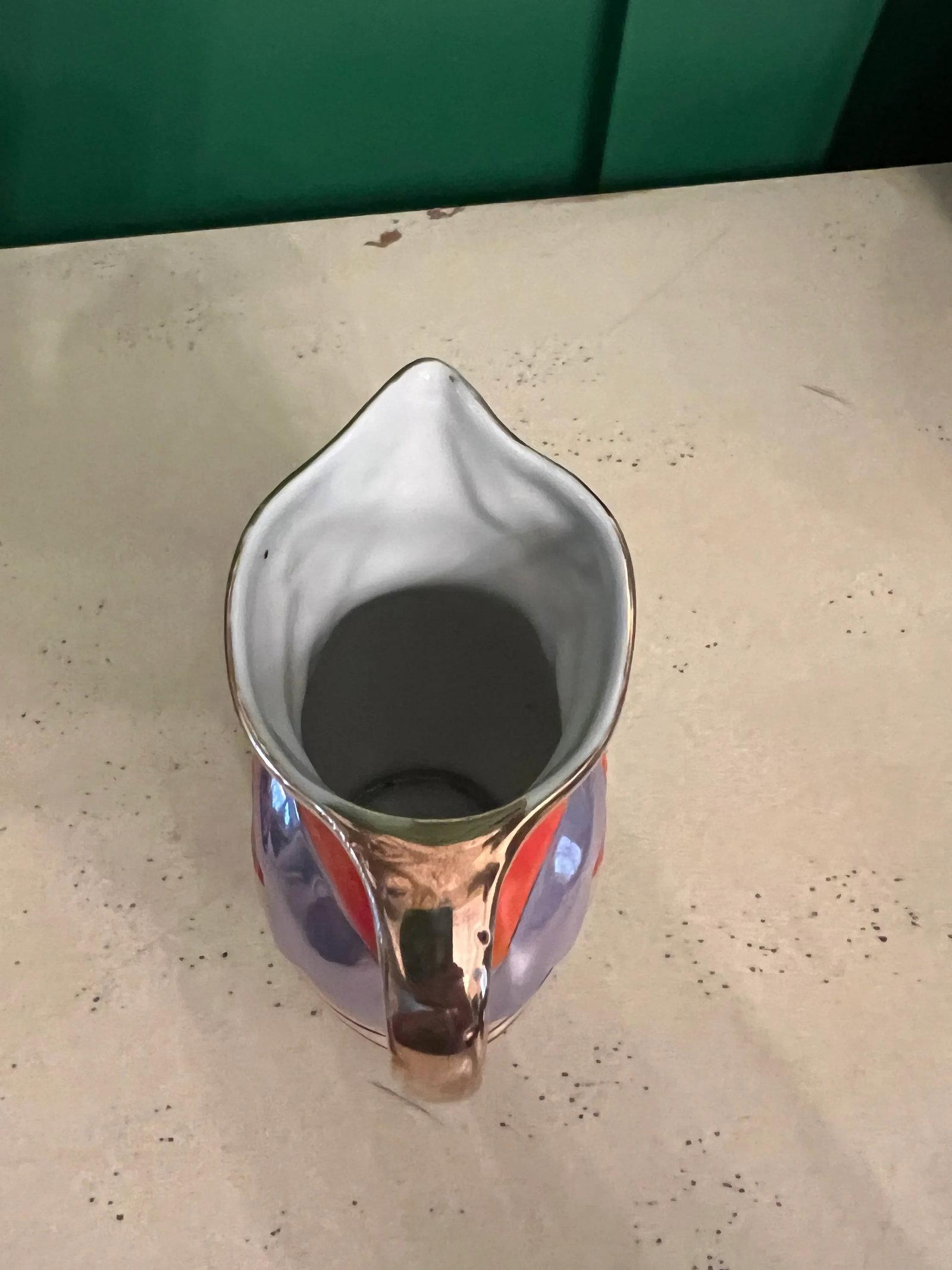 Vintage Japanese Lusterware Bird Creamer Pitcher - 5