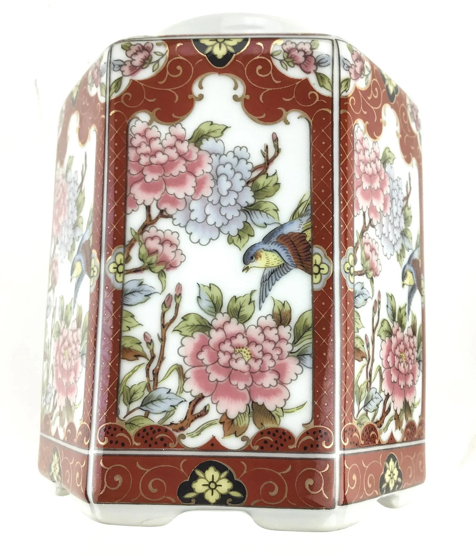 Hand Painted 1982 Ginger Jar Japan Produced - 6