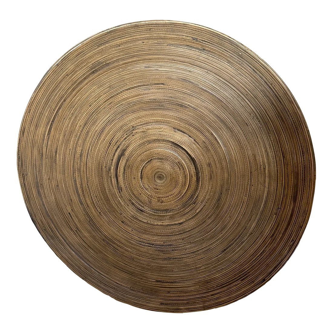 Large Bamboo Wall Accent: Extra Large Bamboo Wall Accent Plate/Disk. Perfect for a coastal home or boho vibe. Great in a monochromatic decor. 26.5in round x 2.5ind Make sure to follow me, I have flash sales for my followers