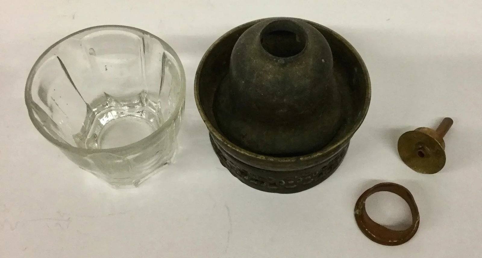 Bronze & Glass Oil Lantern - 5