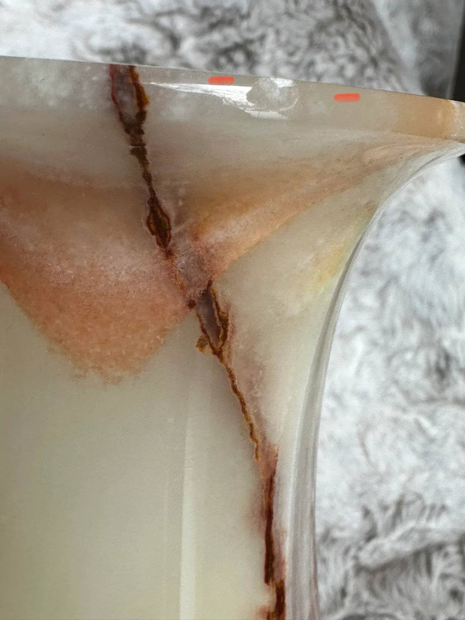 Vintage Genuine Onyx Natural Stone Vase - 12