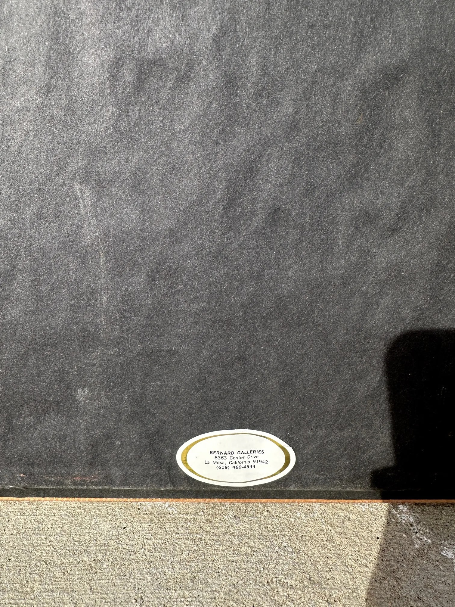 Vintage Blue Boy Needlepoint Framed Art - 10