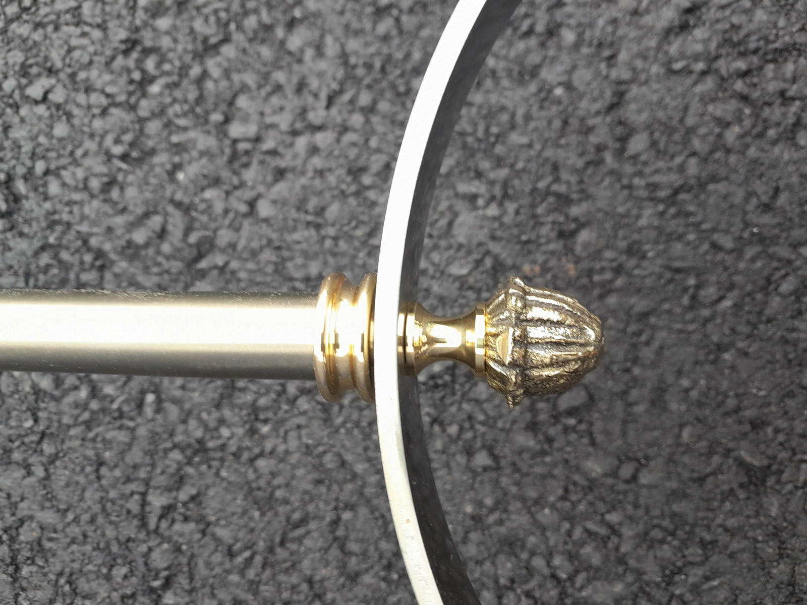 Restored 1970s Maison Jansen French Glass Brass and Steel Console Desk - 3