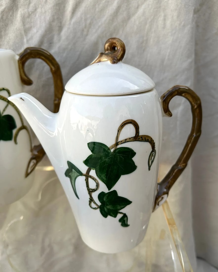 Vintage Ivy Print Serving Set of 3 - 3